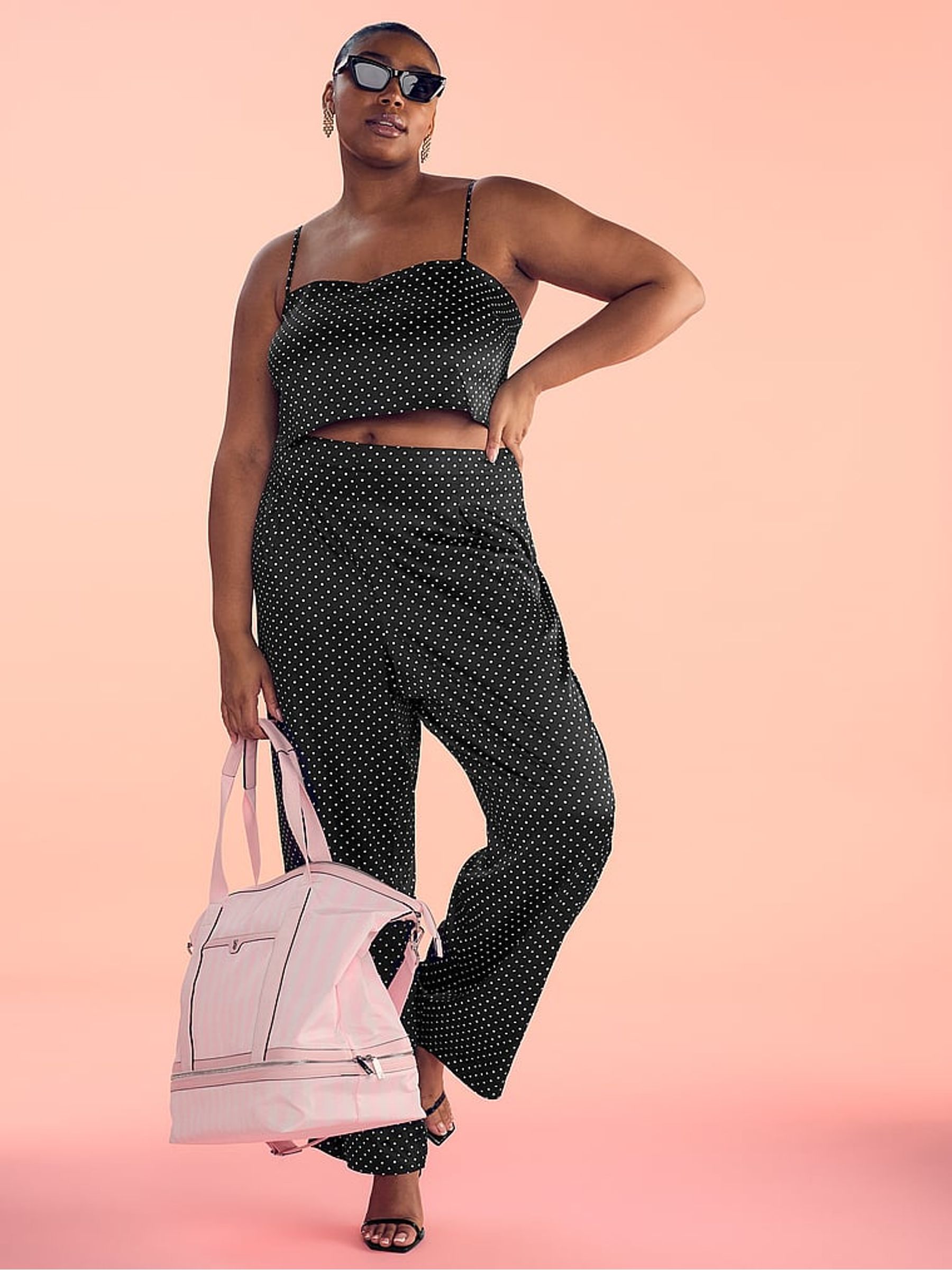 Iconic Stripe Pink Weekender Bag - Image 4 of 4