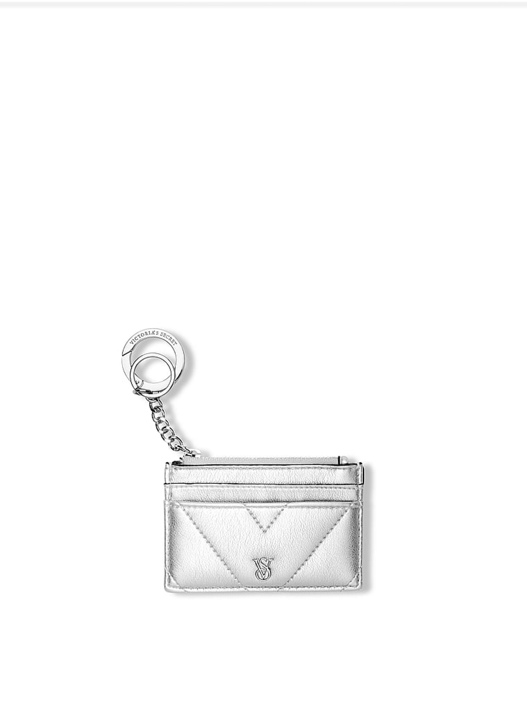 Silver Card Holder Keyring - Image 1 of 3