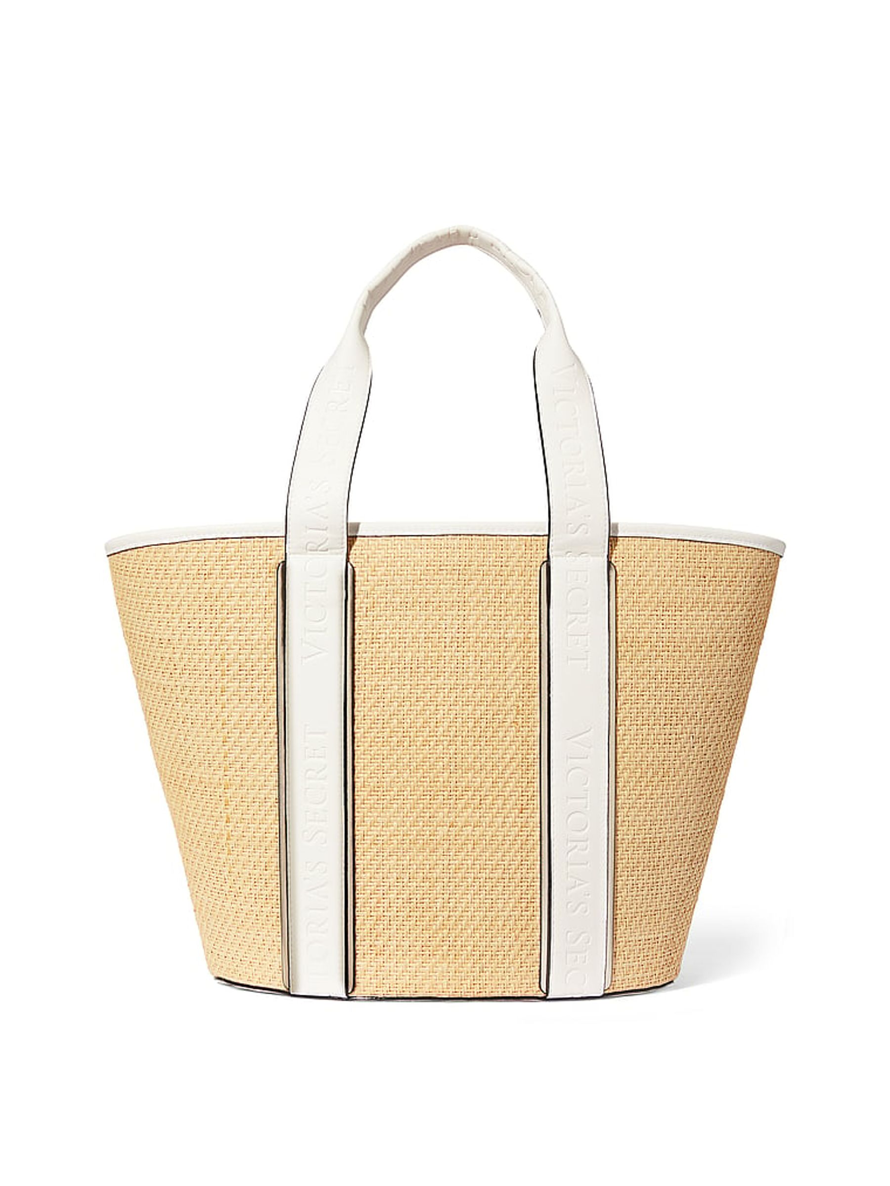 Brown Straw Tote Bag - Image 2 of 3