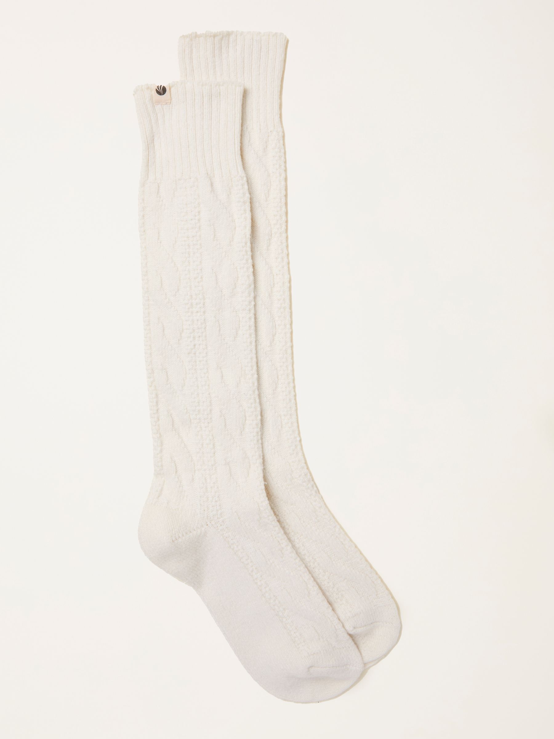 Cream Slouchy Lounge Socks - Image 1 of 2