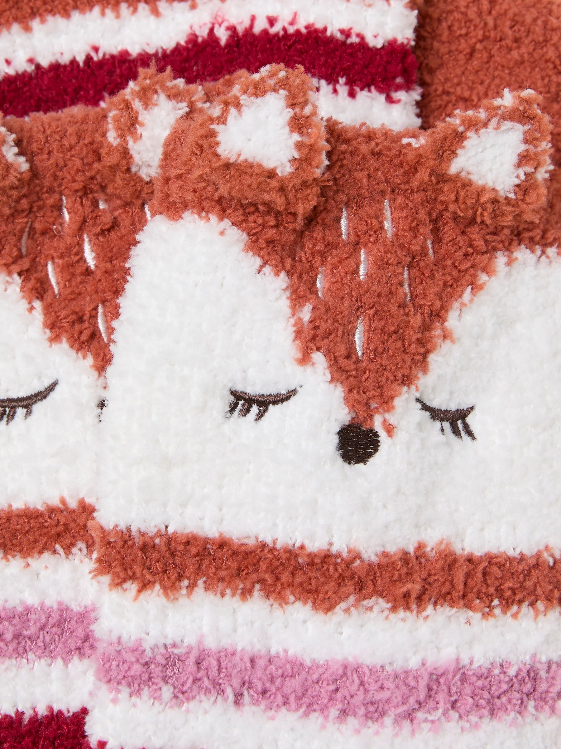 Orange Fluffy Fox Socks - Image 2 of 2