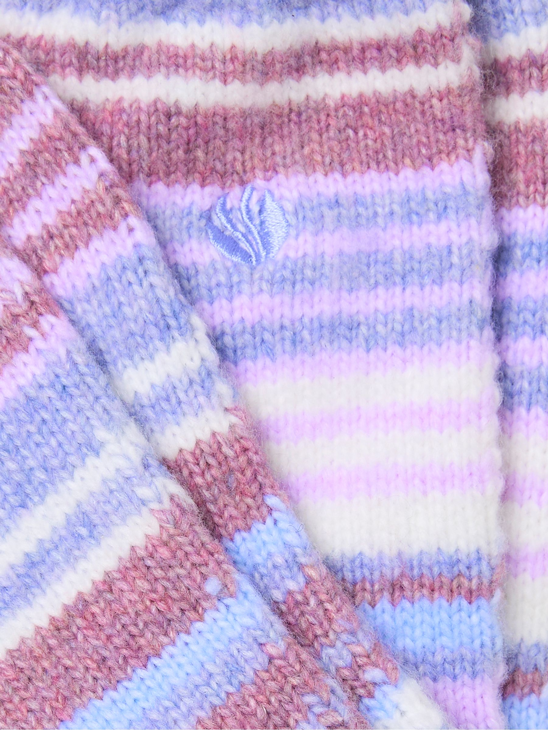 Purple Super Soft Striped Socks - Image 2 of 2