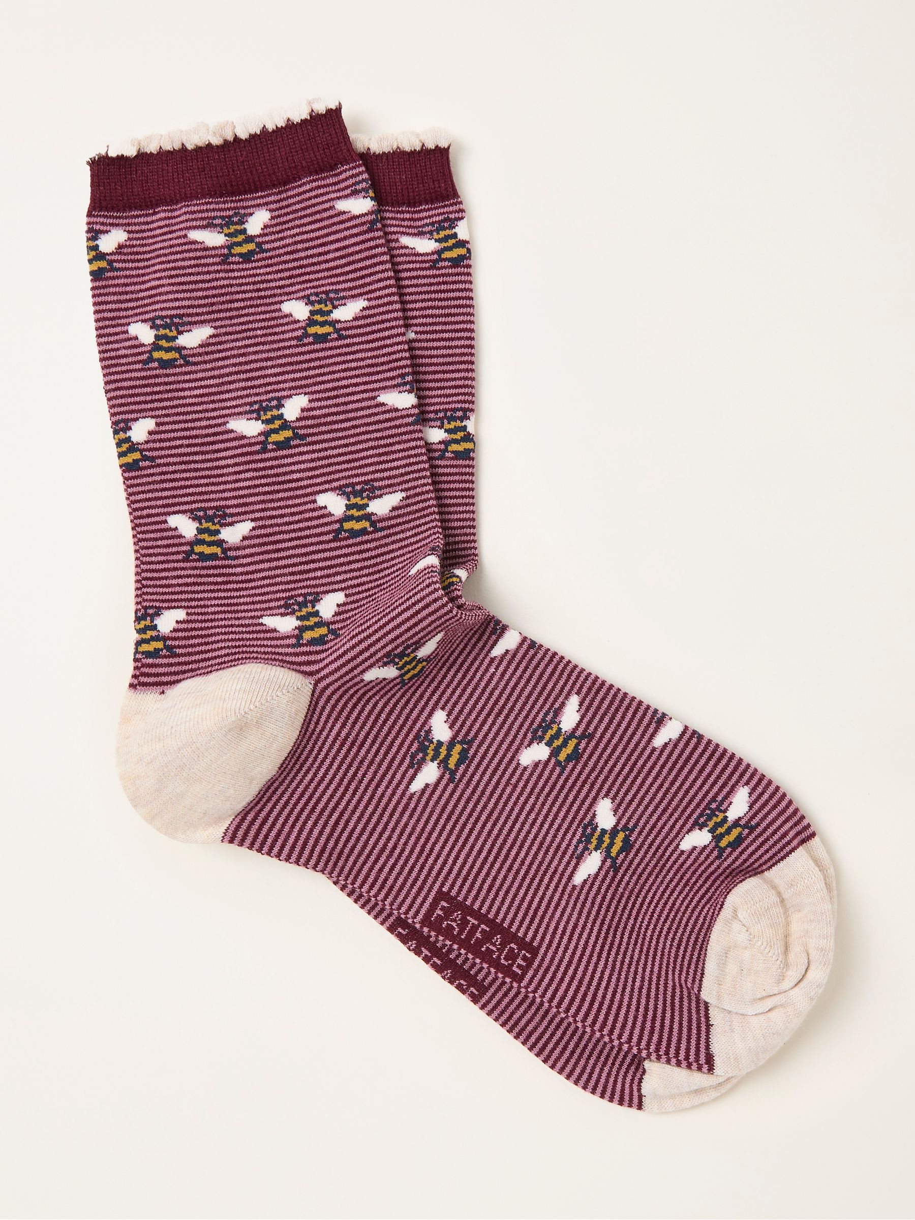 Purple Bee Socks - Image 1 of 2
