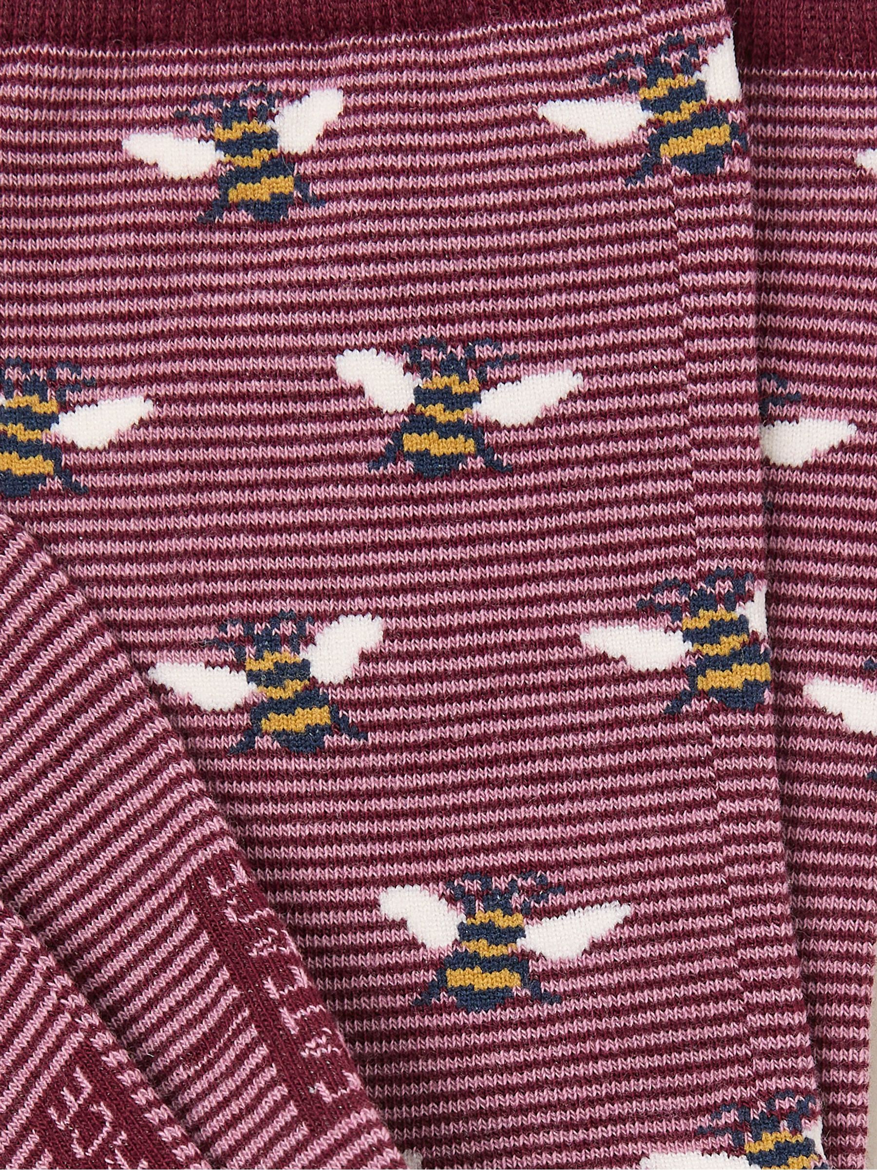 Purple Bee Socks - Image 2 of 2