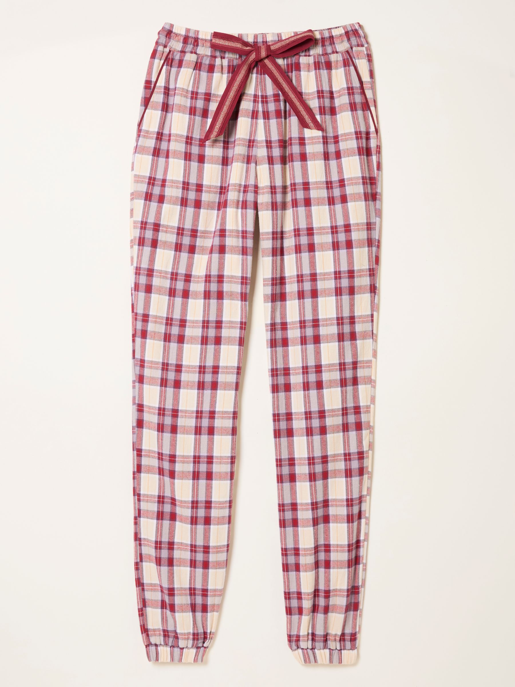 Cora Purple Check Pyjama Bottoms - Image 6 of 6