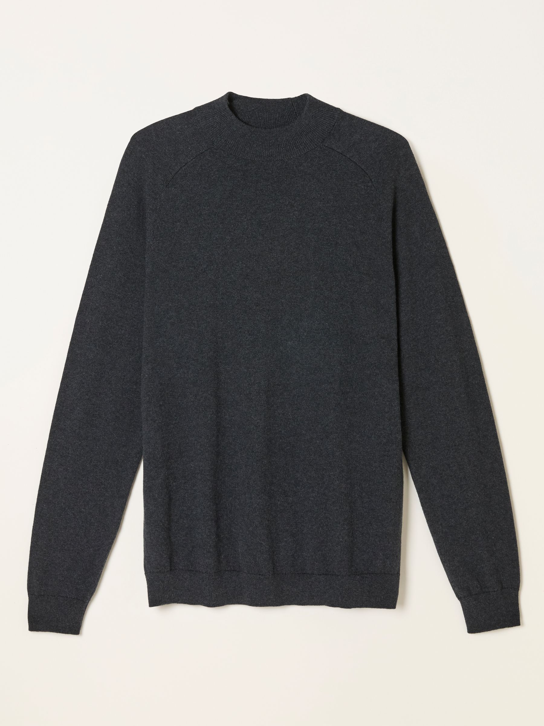 Rye Charcoal Grey Knitted Turtle Neck Jumper - Image 5 of 5 Rye Charcoal Grey Knitted Turtle Neck Jumper - Image 5 of 5