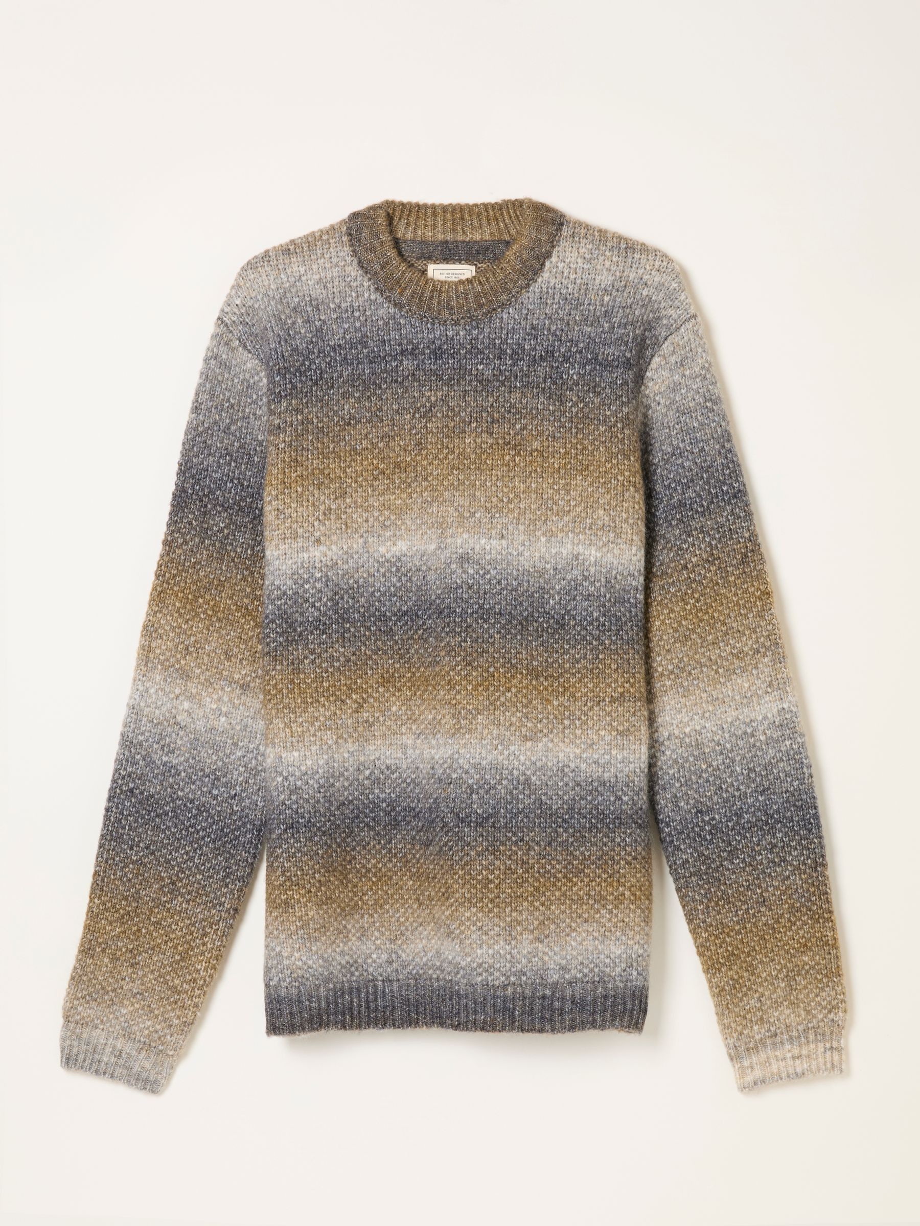 Natural Ombre Knitted Crew Jumper - Image 6 of 6