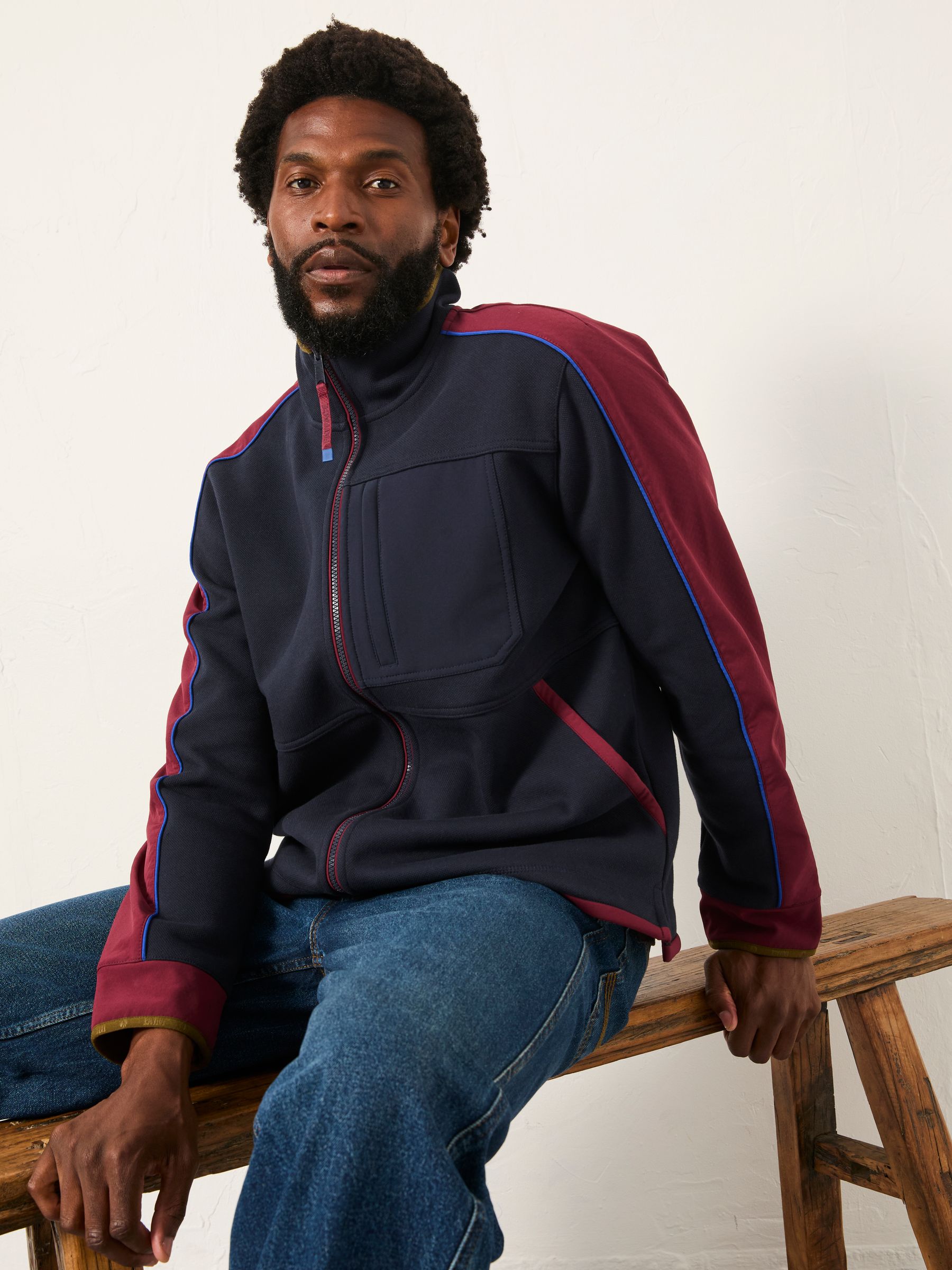 Hybrid Zip Through Sweat