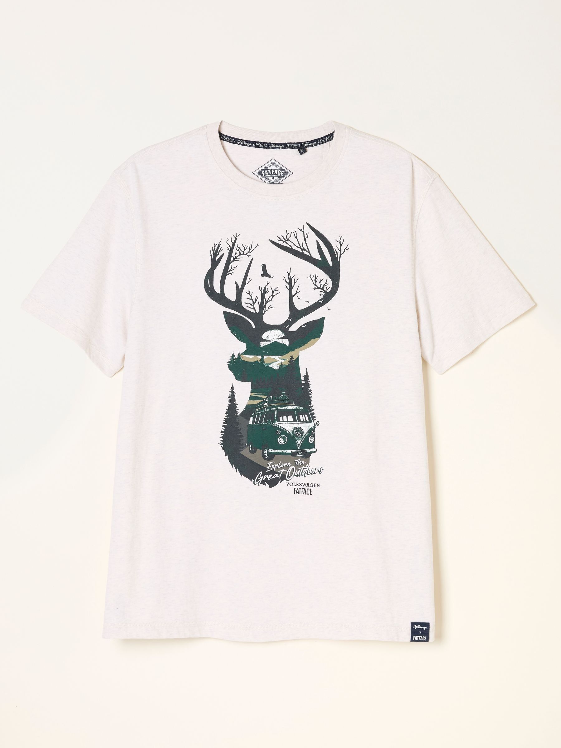 Natural VW Stag Tshirt - Image 6 of 6