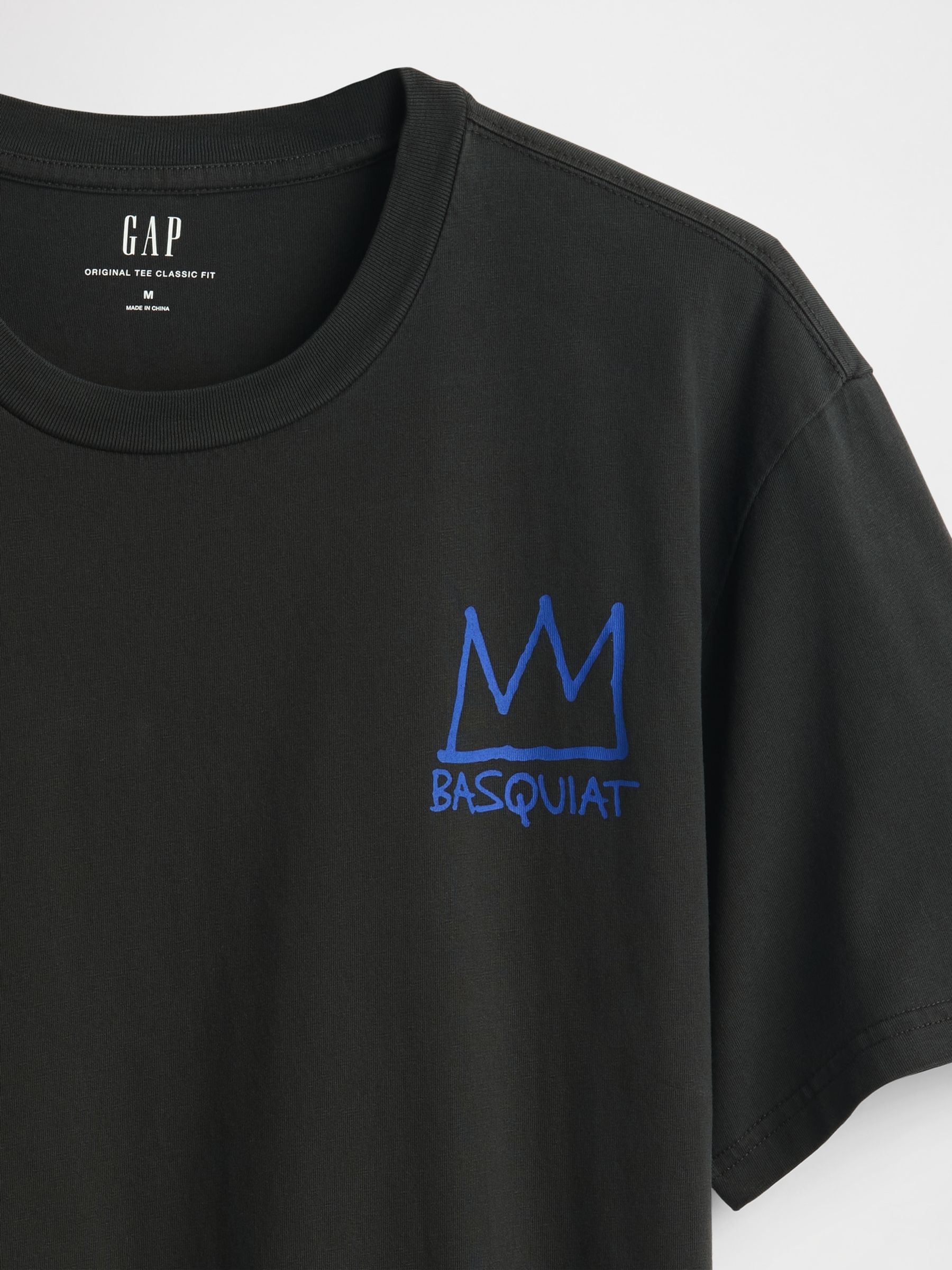 Black Basquiat Graphic T-Shirt - Image 5 of 5