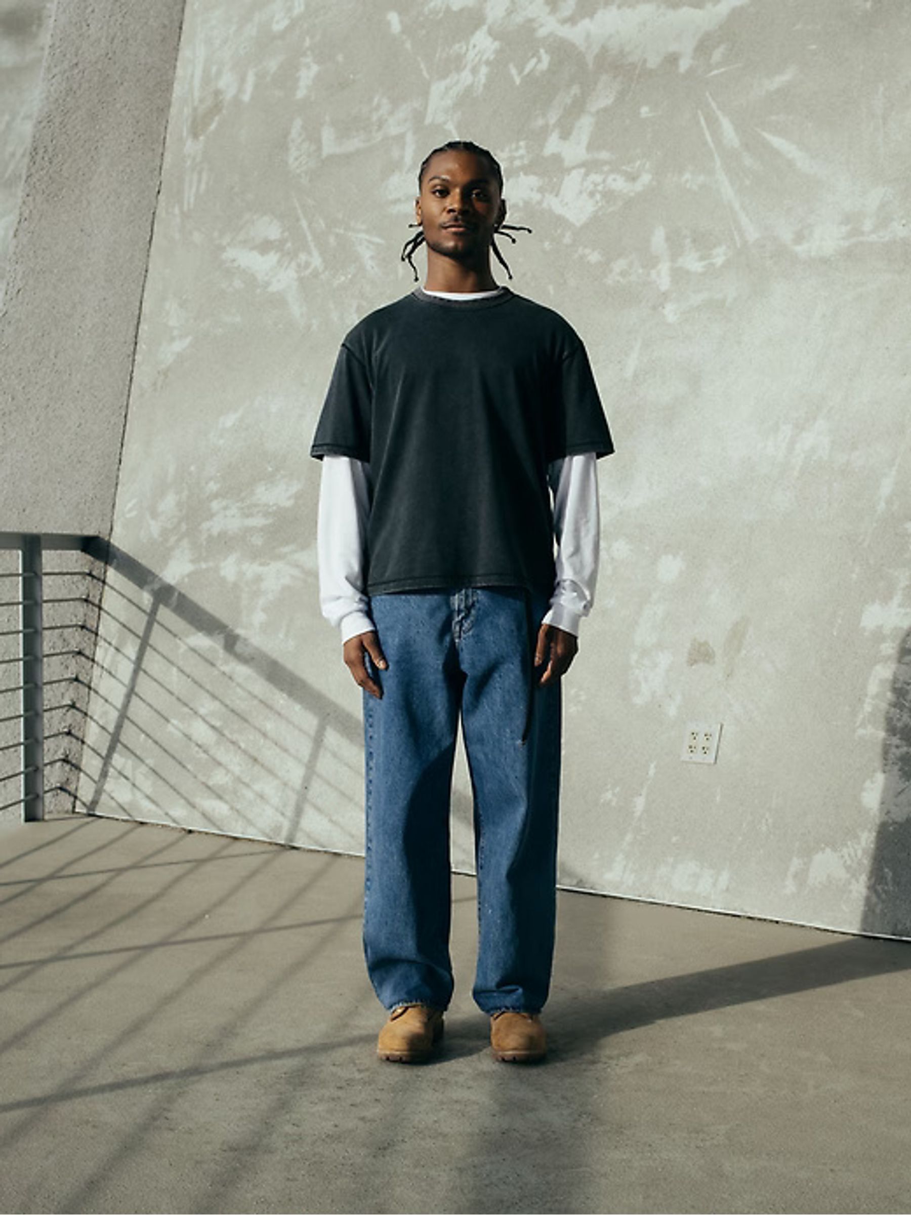 Grey Heavyweight Boxy T-Shirt - Image 8 of 8