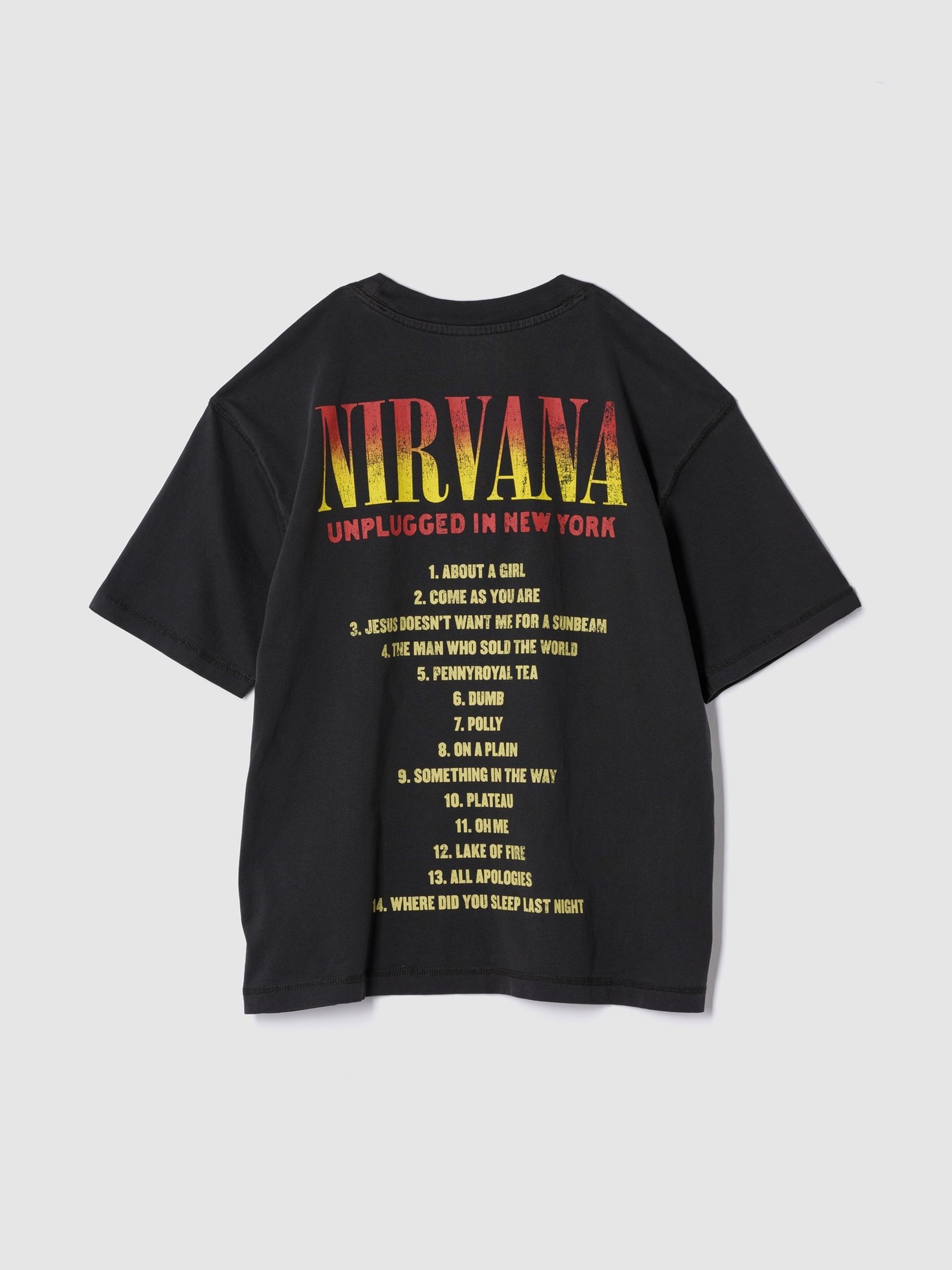 Black Nirvana Heavyweight Cropped Graphic T-Shirt - Image 5 of 5