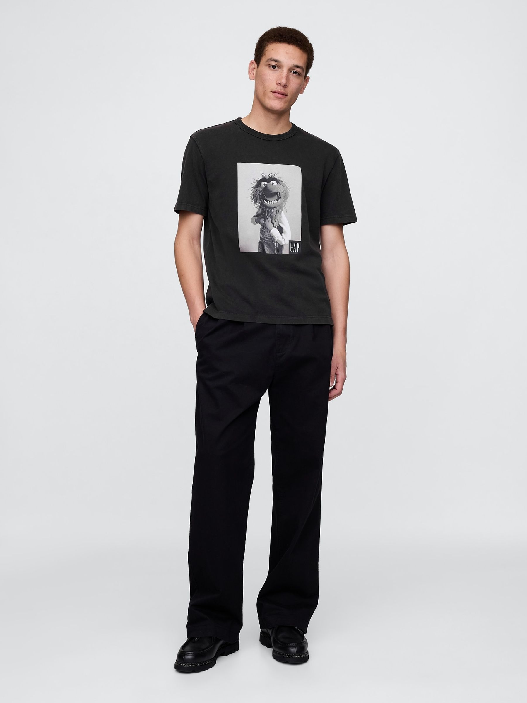 Black Animal Disney The Muppets Graphic T-Shirt - Image 3 of 5