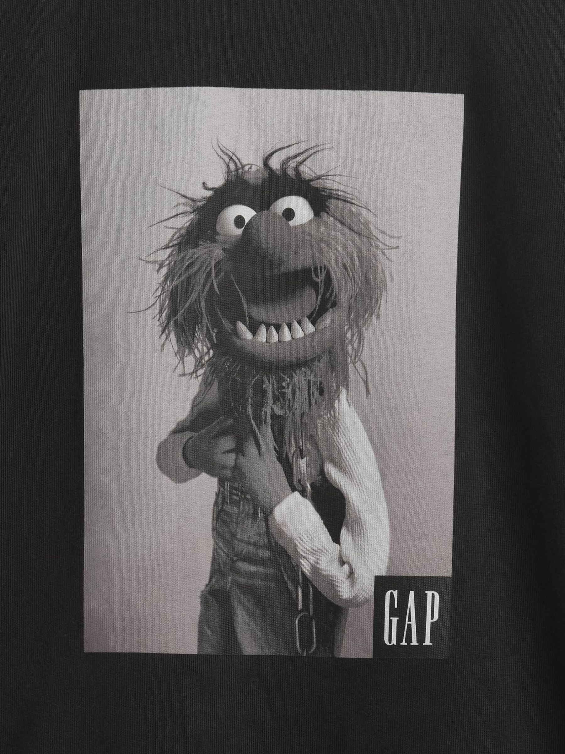 Black Animal Disney The Muppets Graphic T-Shirt - Image 5 of 5