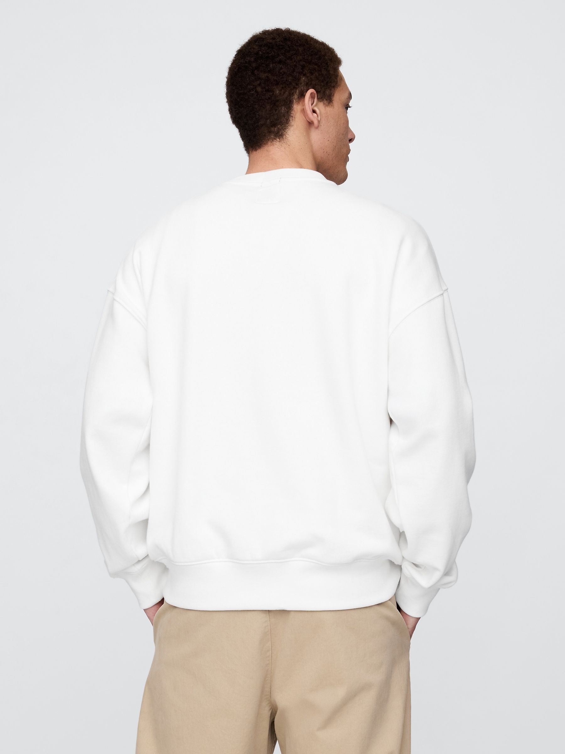 White Miss Piggy The Muppets Oversized Crew Neck Sweatshirt - Image 2 of 4