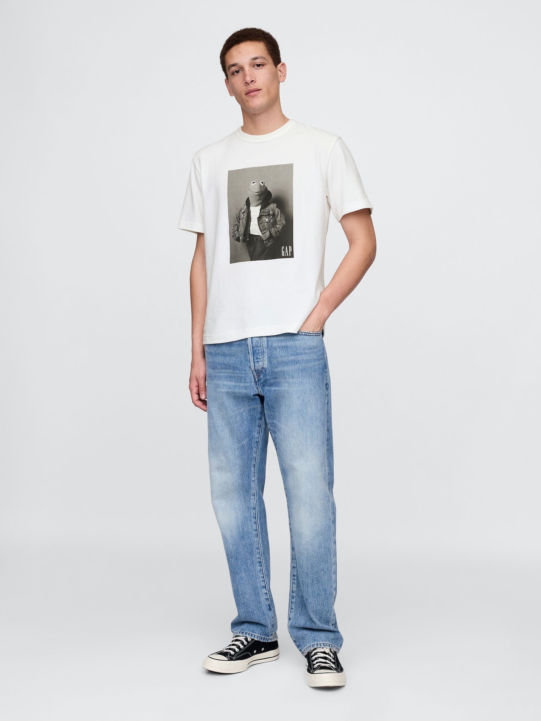 White Disney The Muppets Graphic T-Shirt - Image 3 of 5