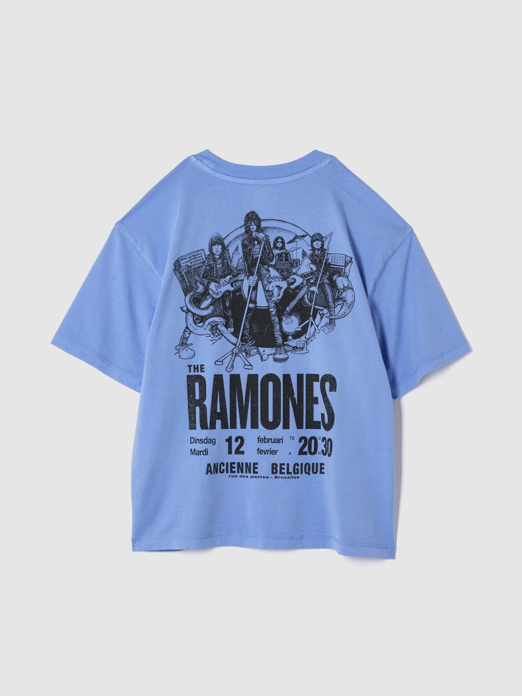 Blue Ramones Relaxed Short Sleeve Graphic Band Tee - Image 2 of 5