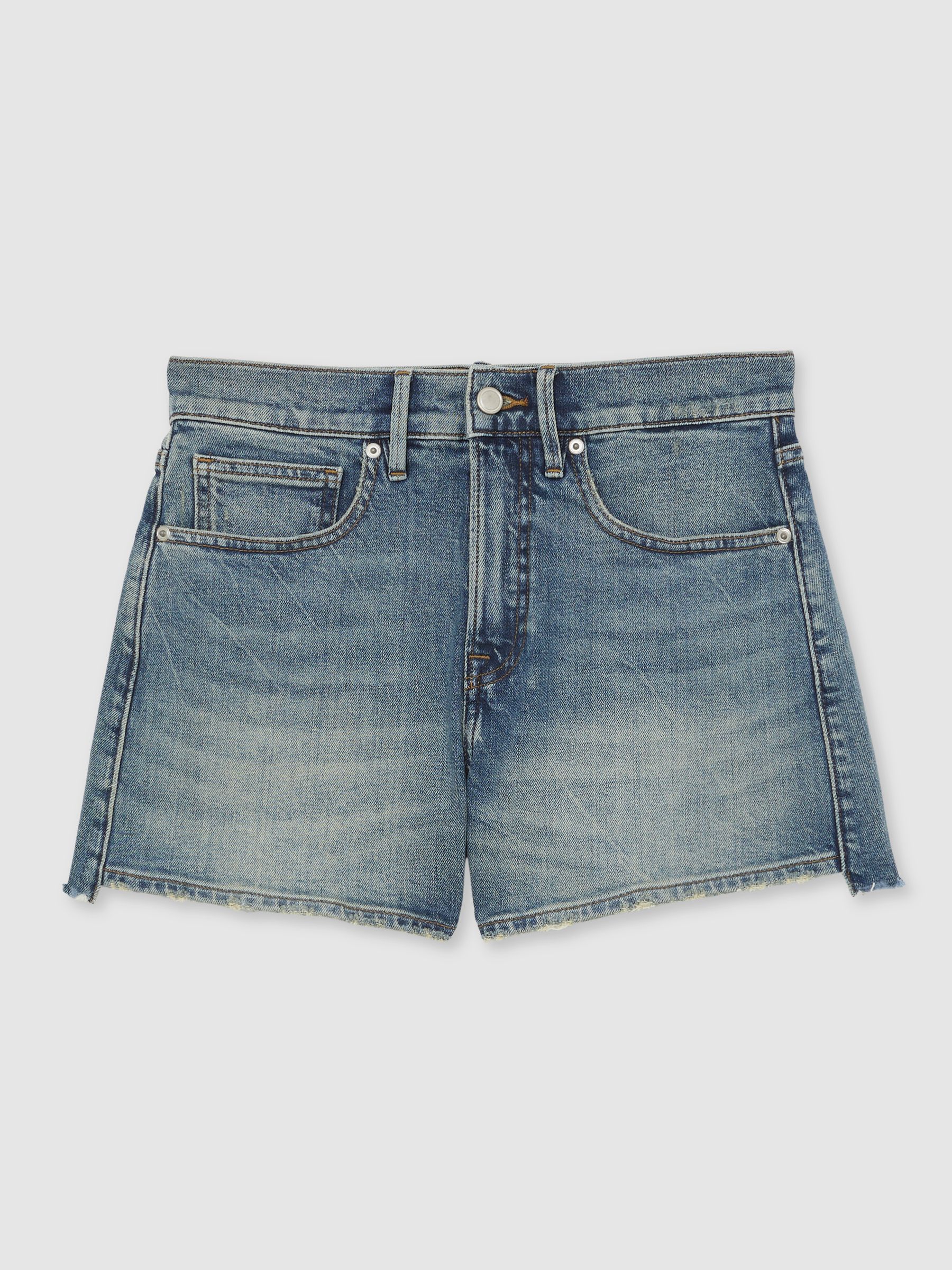 90S Shorts in Indigo Blue - Image 2 of 5 90S Shorts in Indigo Blue - Image 2 of 5