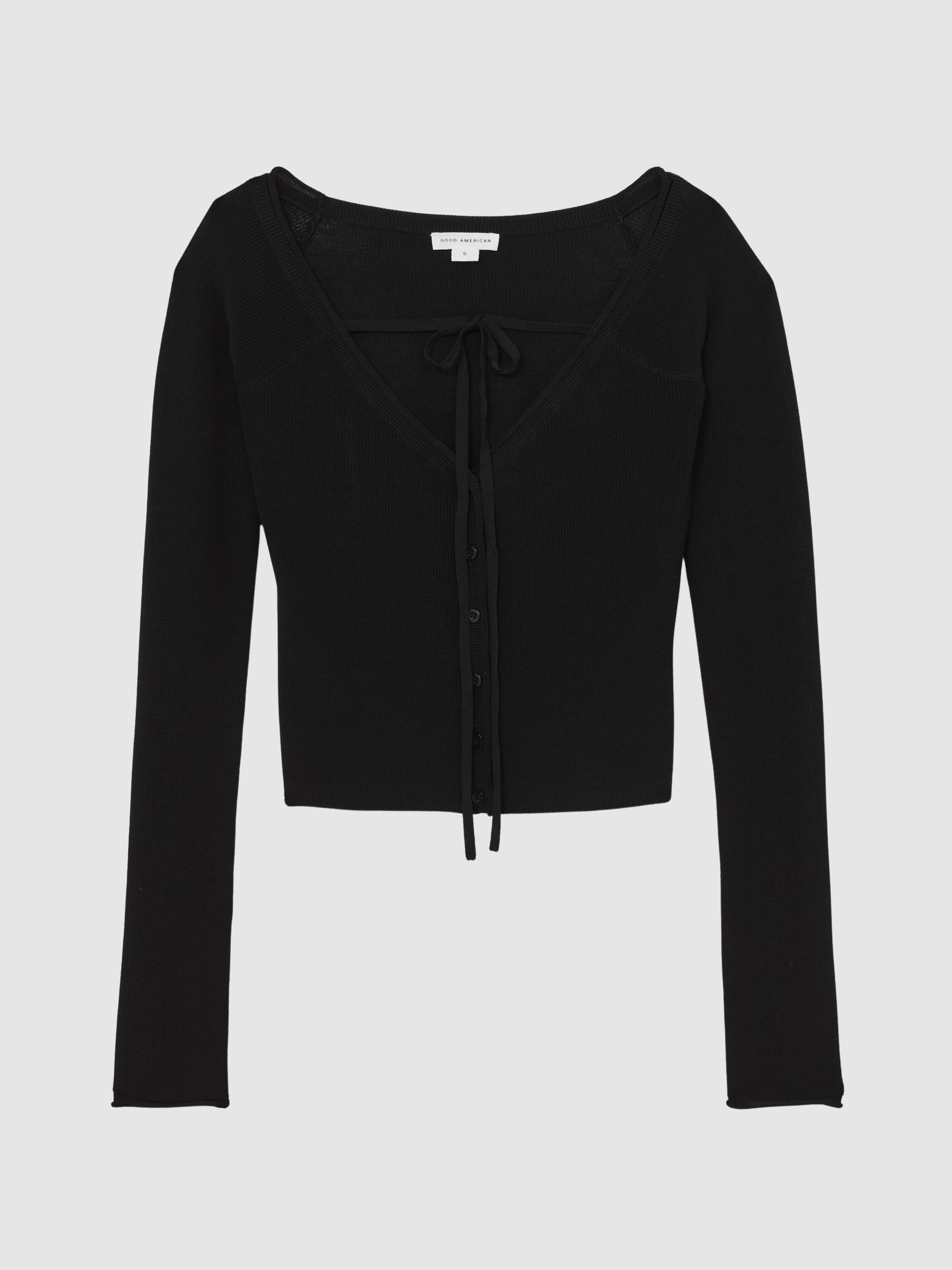 100% Cotton Jumper in Black - Image 2 of 5 100% Cotton Jumper in Black - Image 2 of 5