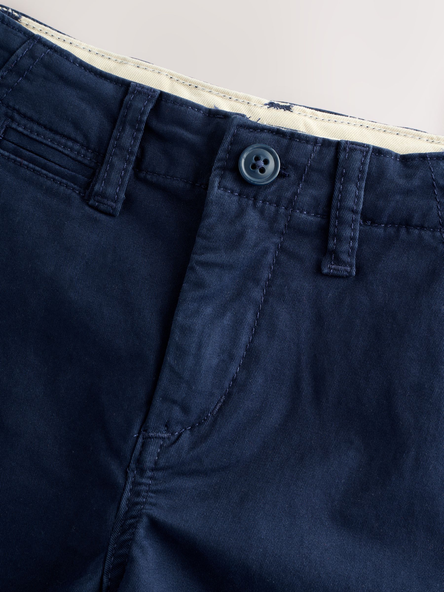 Blue Relaxed Chinos Shorts - Image 7 of 9