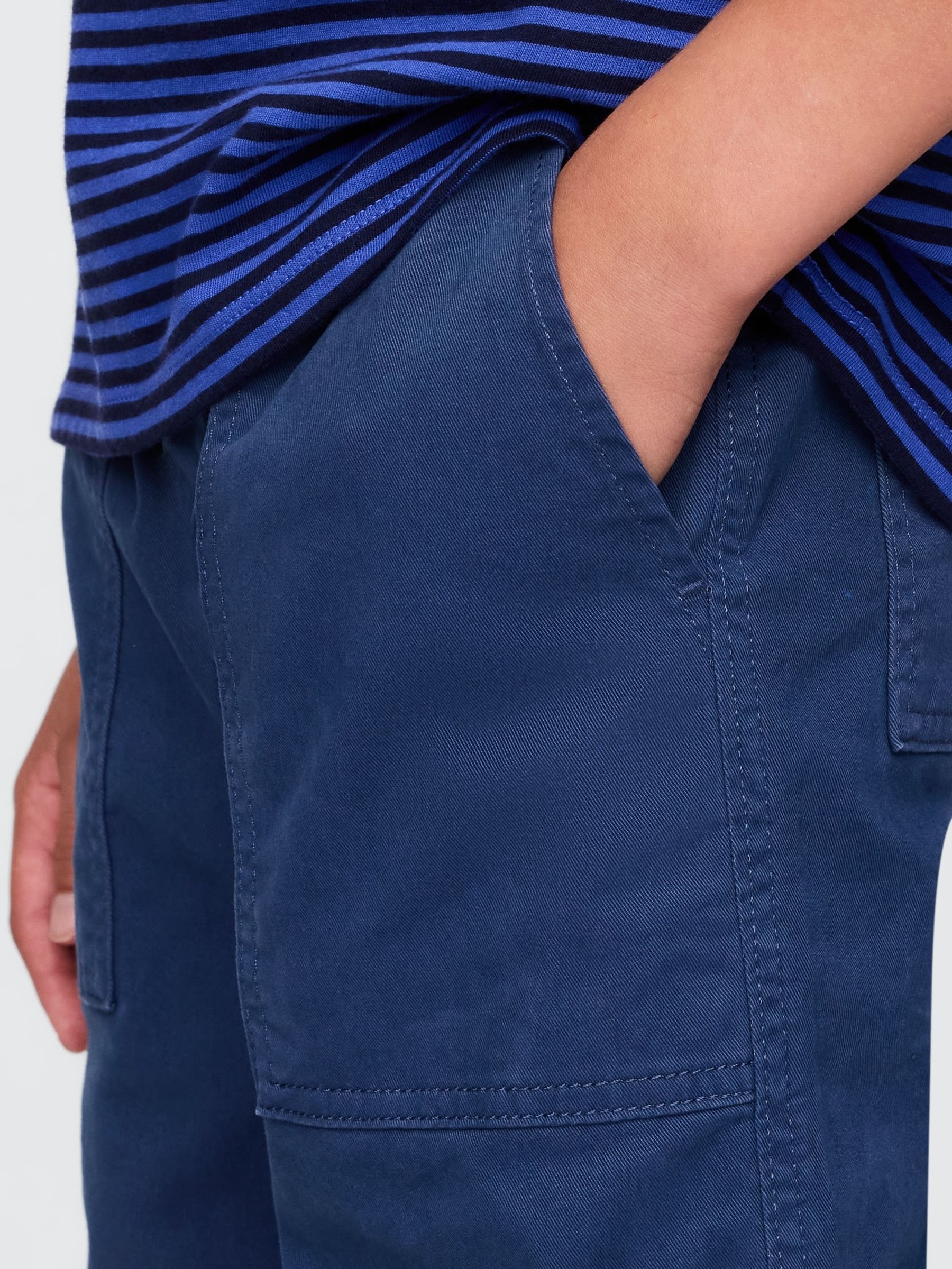 Blue UltraSoft Easy Chinos (4-13yrs) - Image 4 of 5
