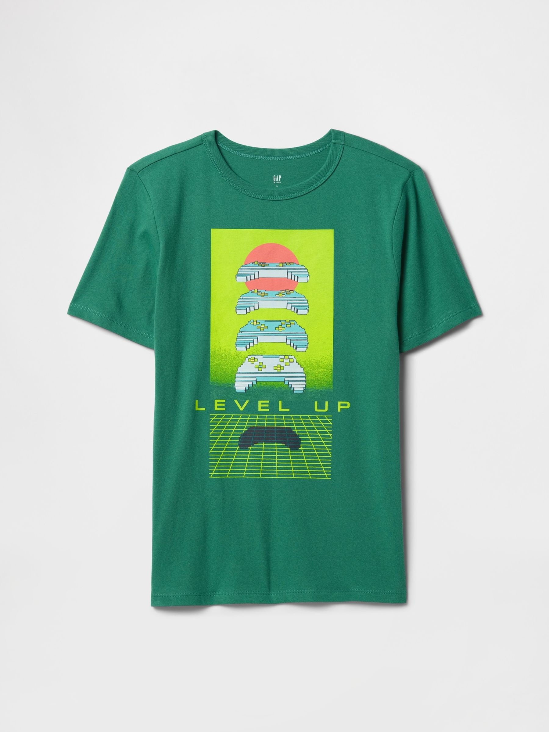 Green Short Sleeve Graphic T-Shirt (4-13yrs) - Image 1 of 3