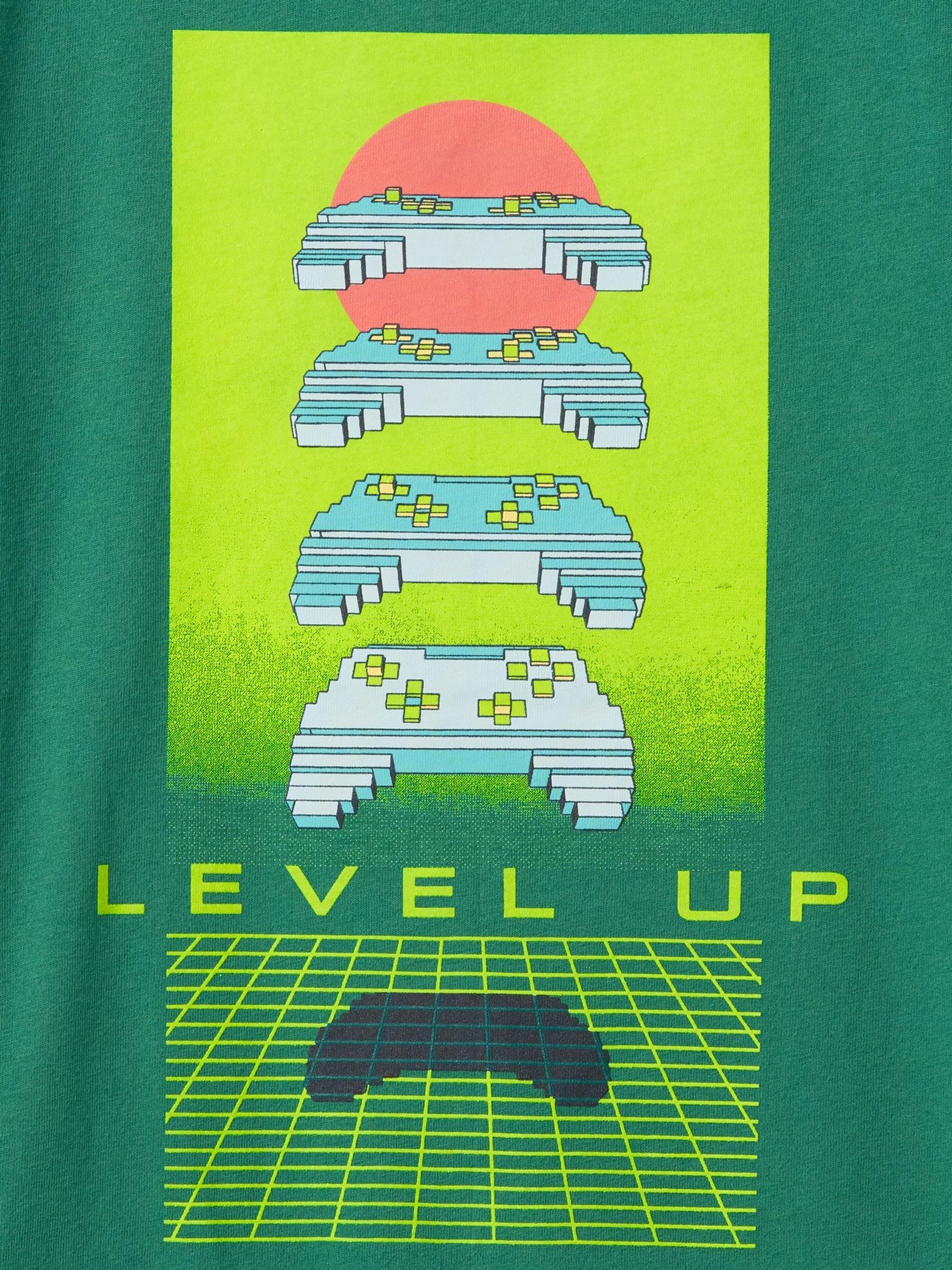 Green Short Sleeve Graphic T-Shirt (4-13yrs) - Image 3 of 3