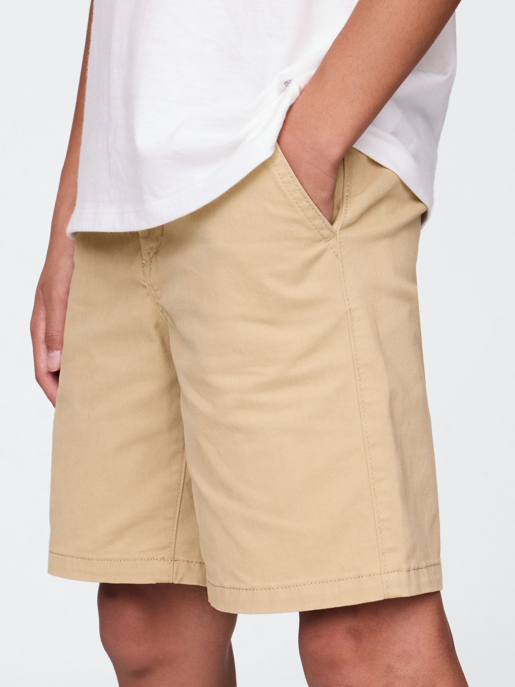 Beige Relaxed Chinos Shorts - Image 4 of 5