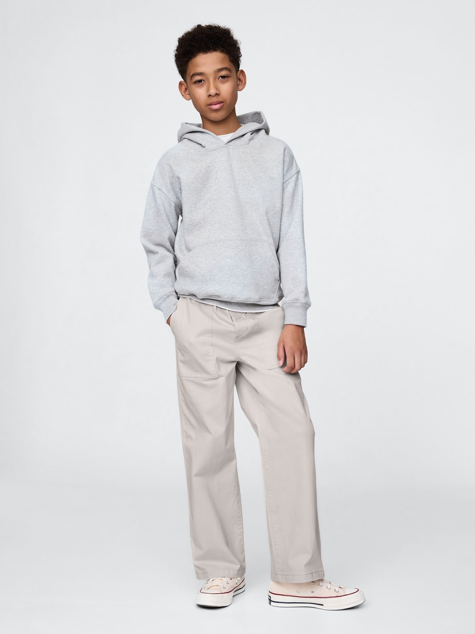 Grey UltraSoft Easy Chinos (4-13yrs) - Image 3 of 5