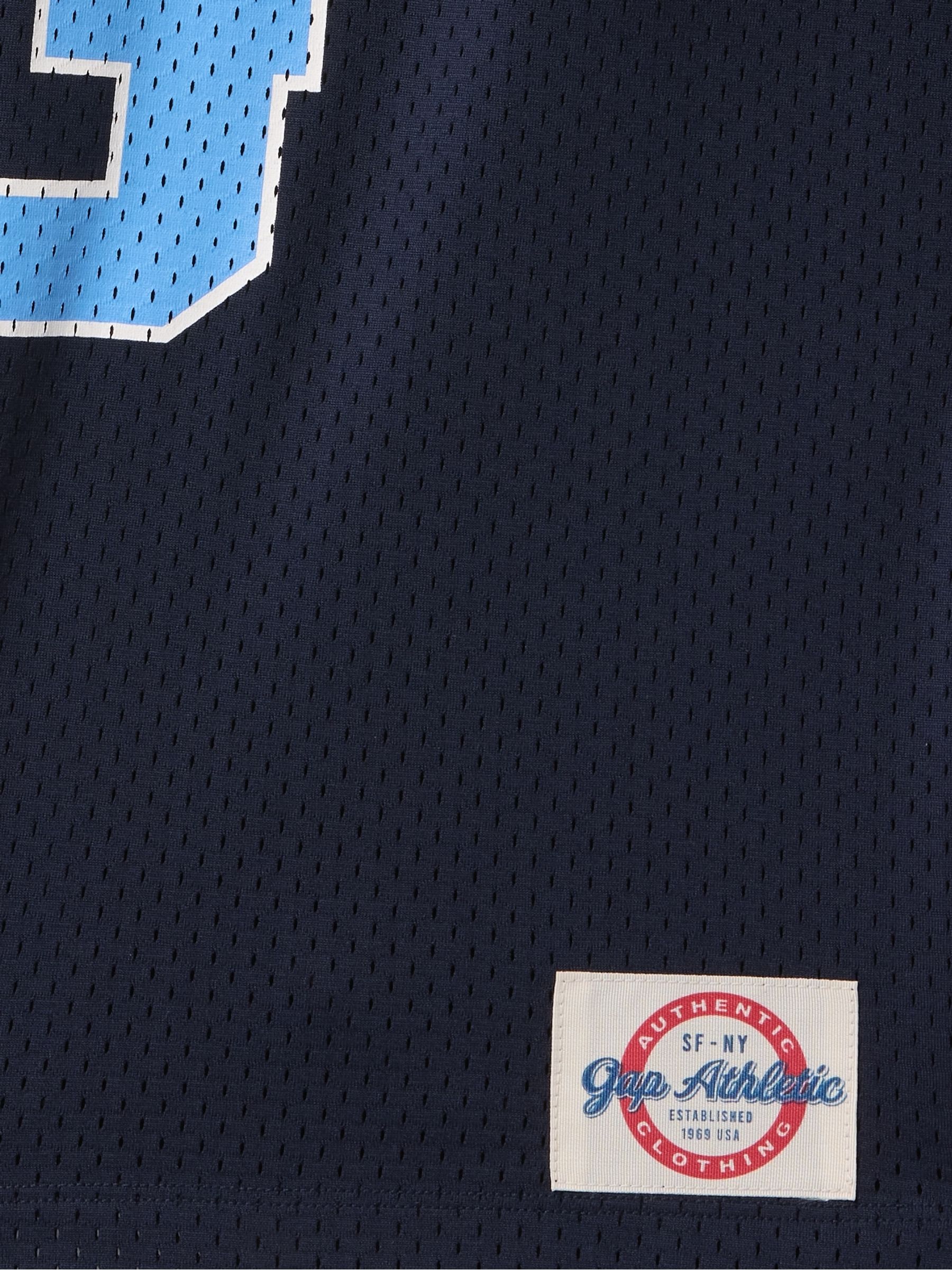 Navy Blue Tech Mesh Jersey T-Shirt (4-13yrs) - Image 6 of 6