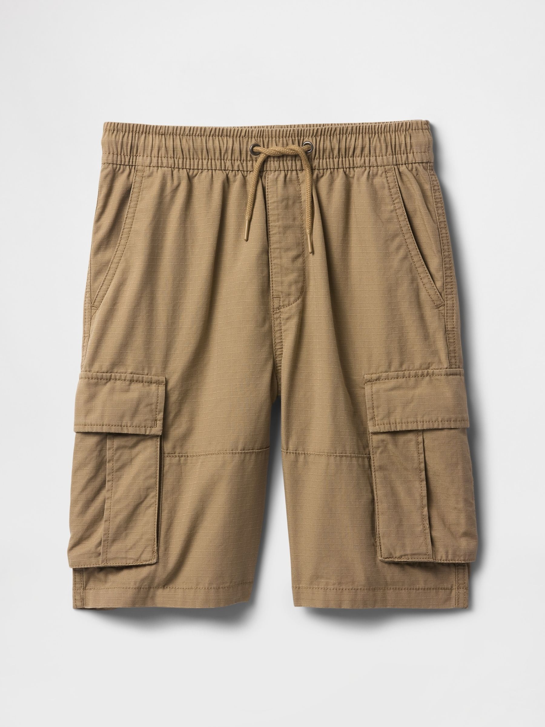 Brown Ripstop Easy Cargo Shorts (4-13yrs) - Image 4 of 4