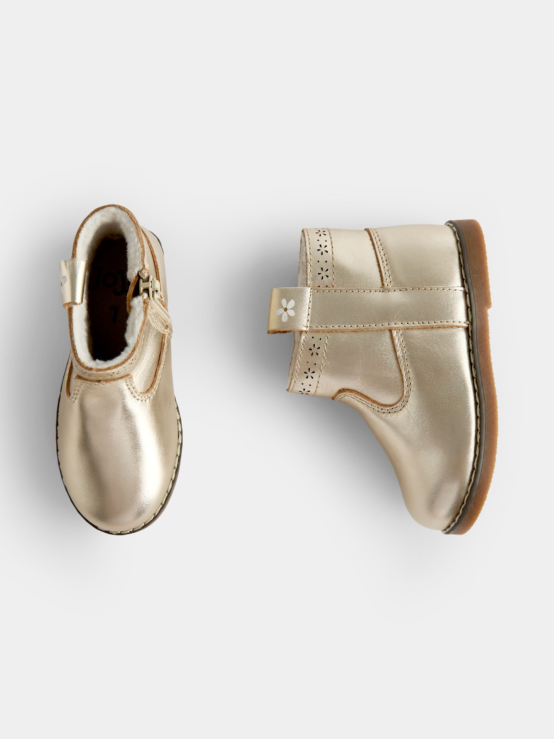 Gold Cosy Lined Chelsea Boots - Image 4 of 4