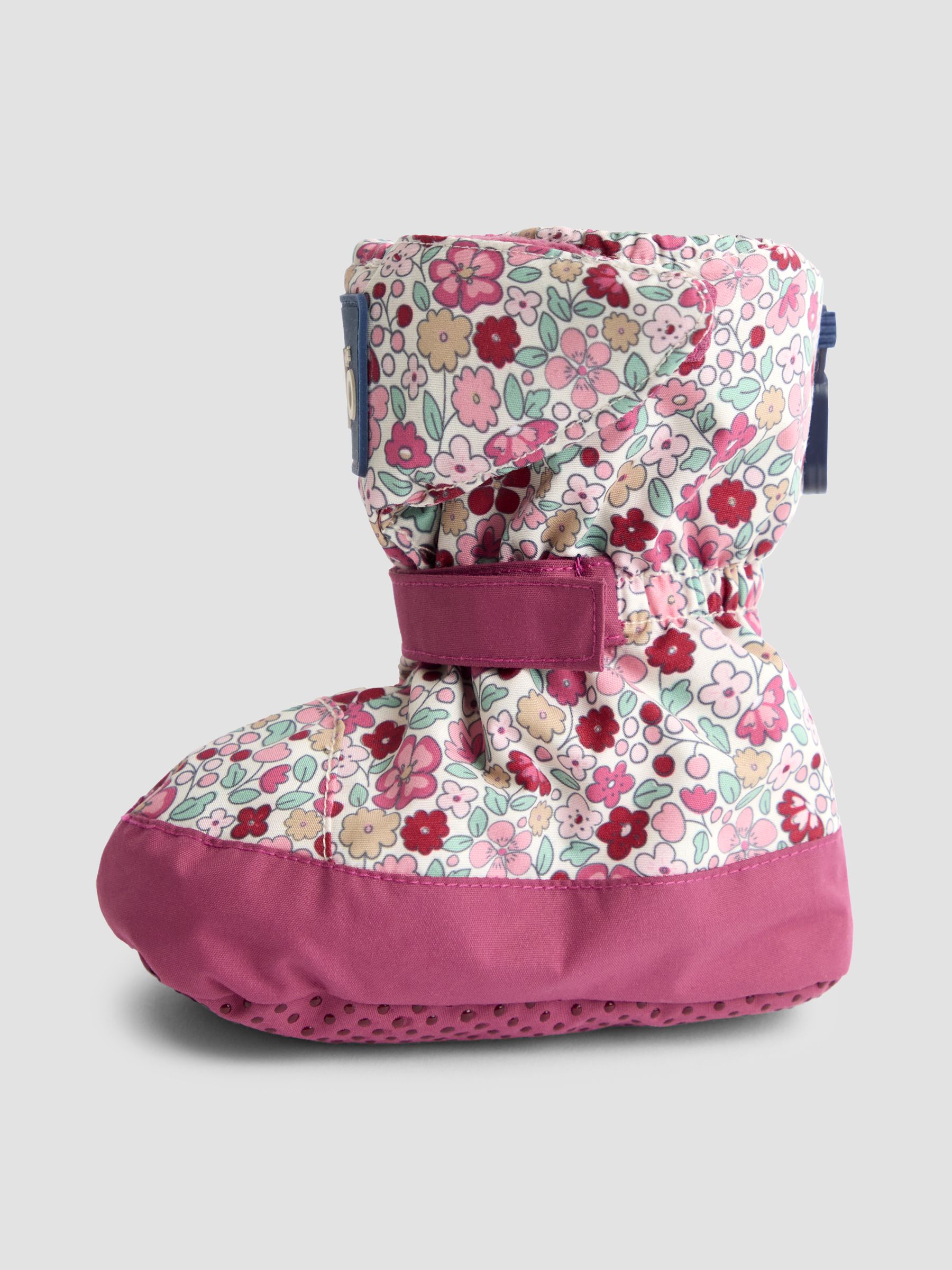 Pink Ditsy Fleece Lined Booties - Image 4 of 4