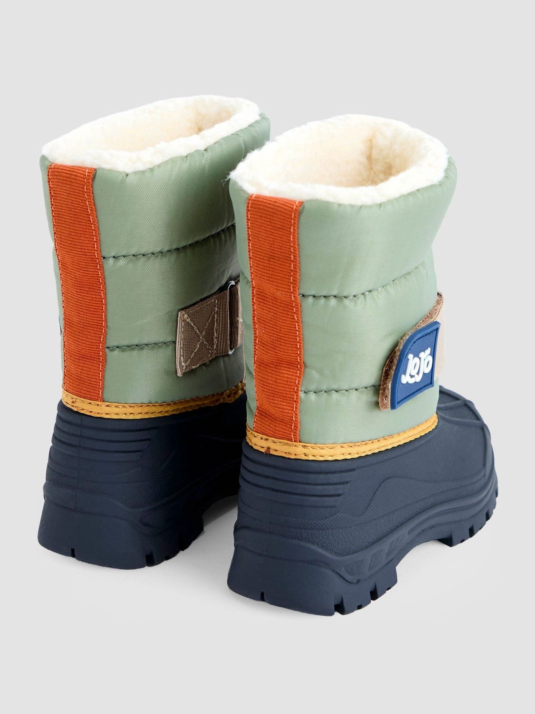 Khaki Cosy Snow Boots - Image 2 of 4