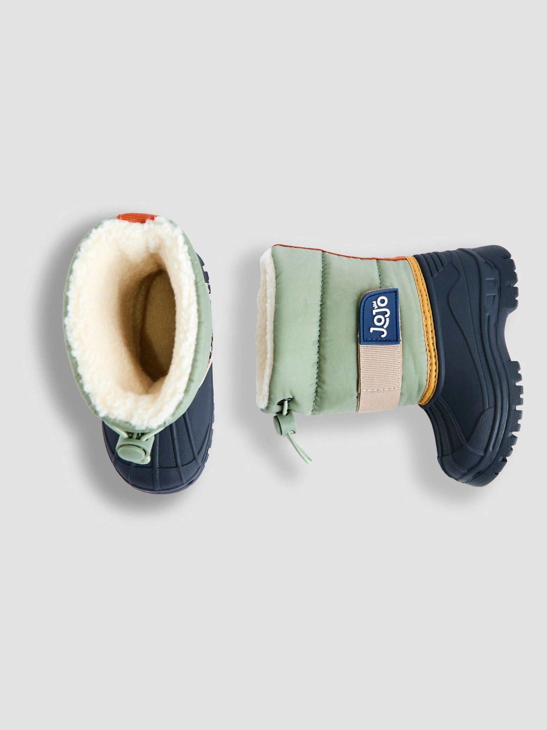 Khaki Cosy Snow Boots - Image 4 of 4