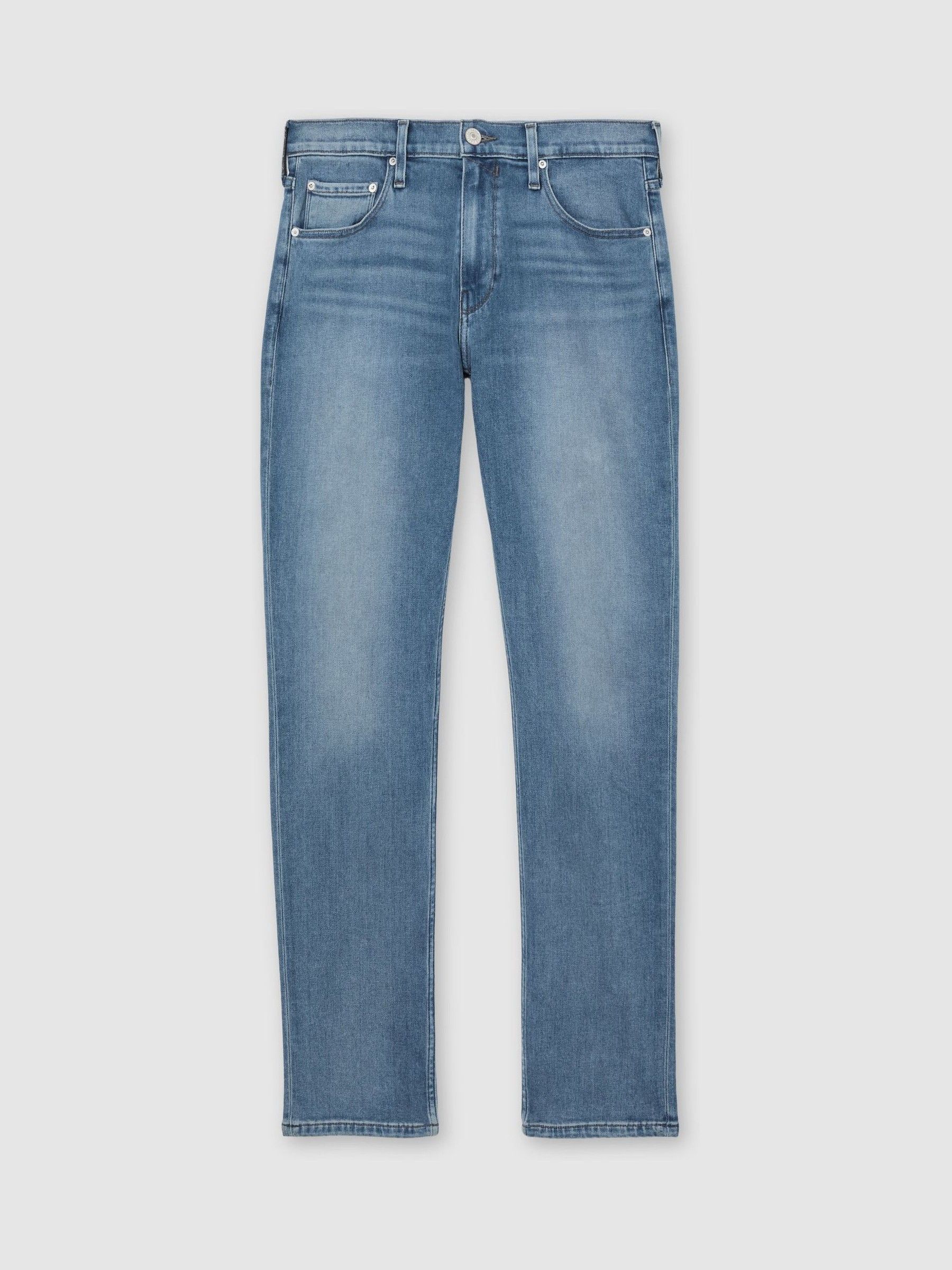 Paige Slim-Fit Stretch Jeans in Kenney Blau - Bild 2 von 5