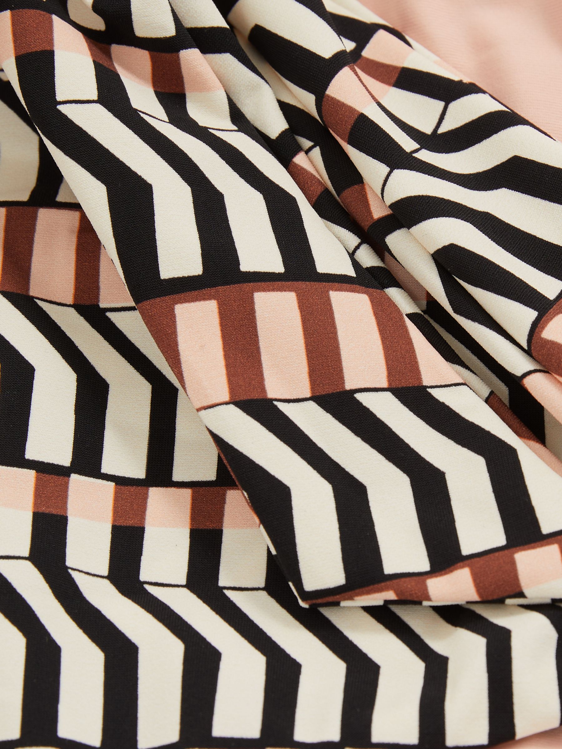 Chevron-Stripe Bikini Bottoms in Black/Brown - Image 5 of 5