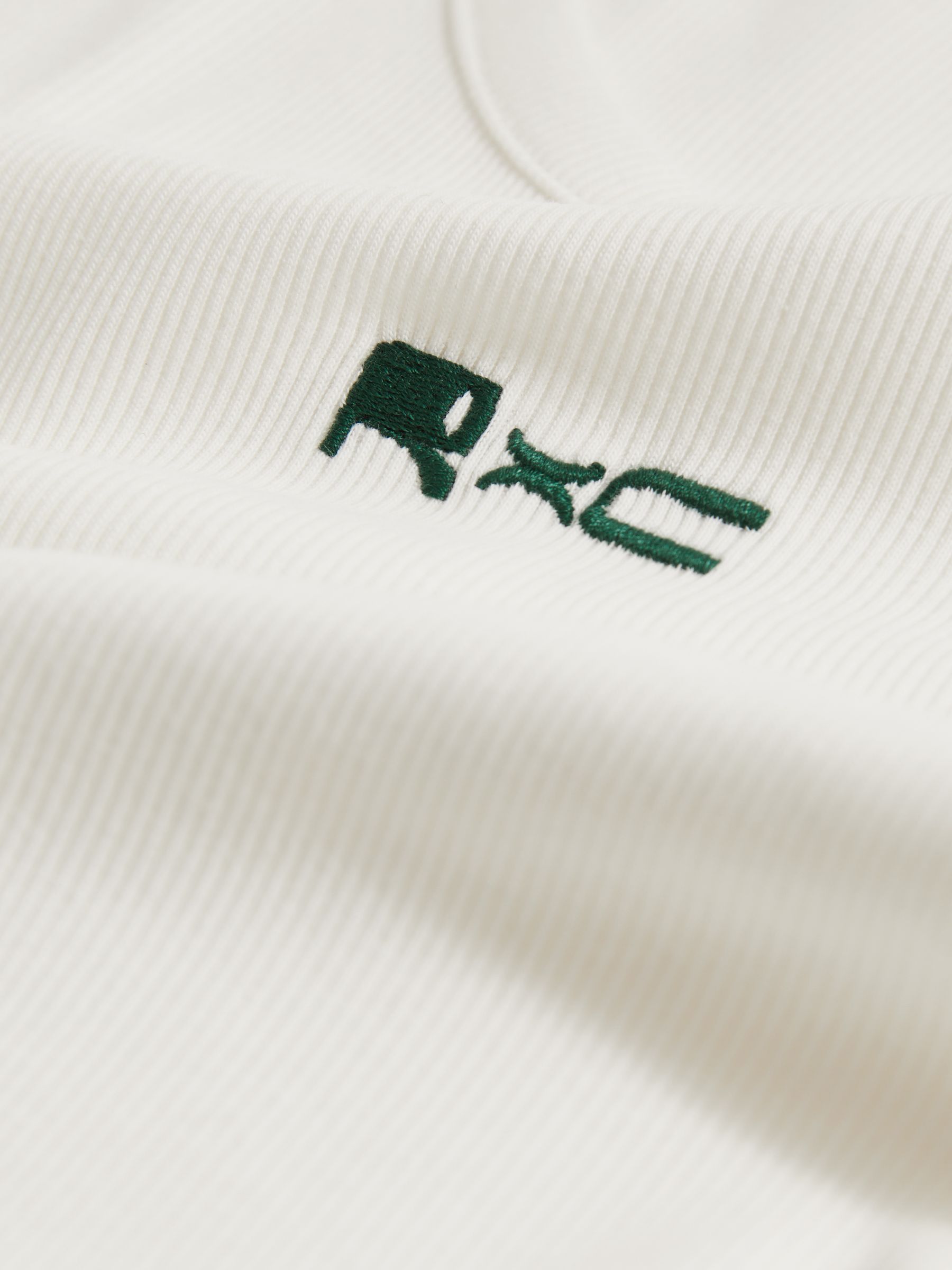 Reiss | Ché Logo-Embroidered Vest in White - Image 7 of 7