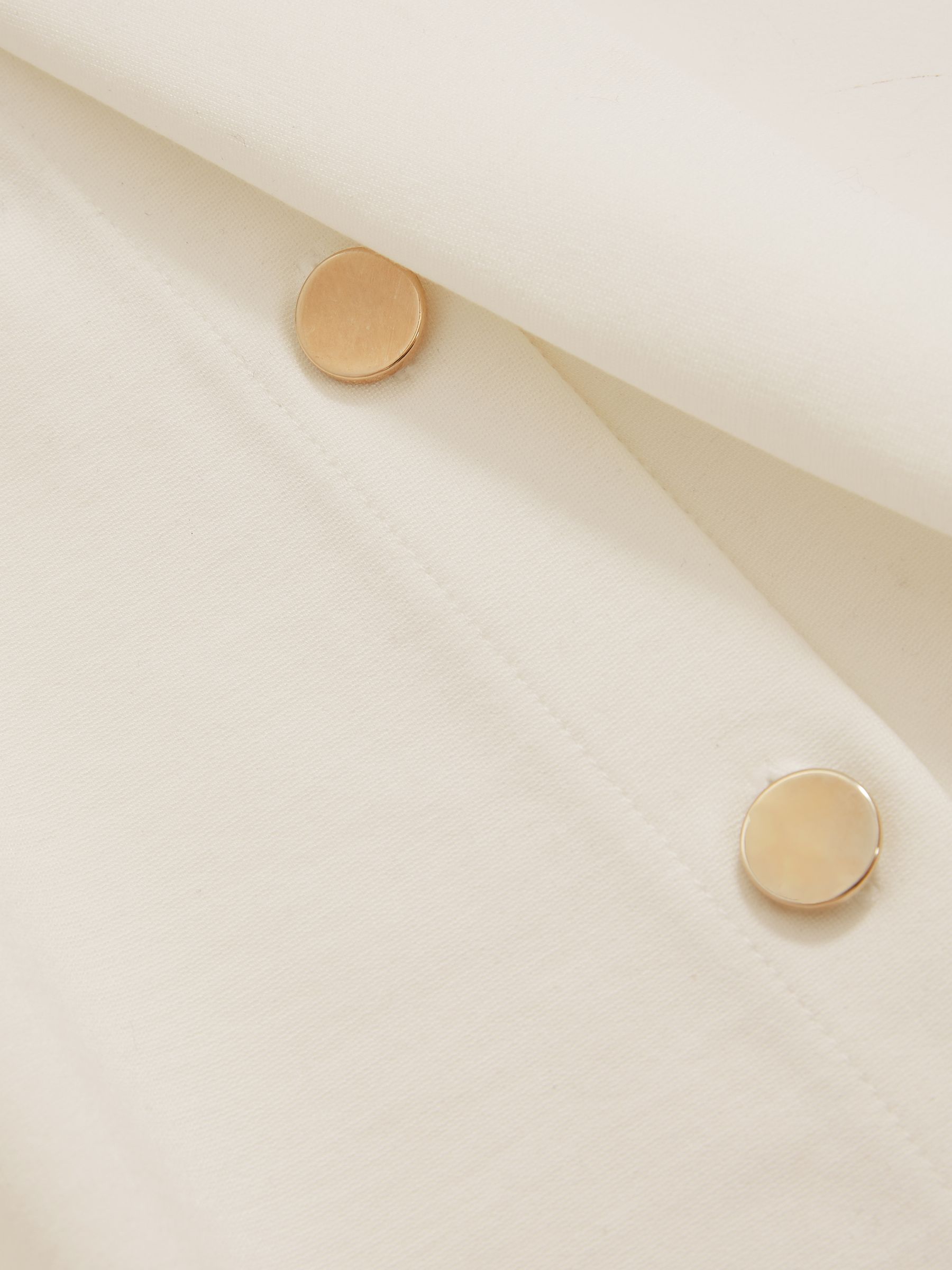 Button Side Sleeveless Top in Ivory - Image 6 of 6