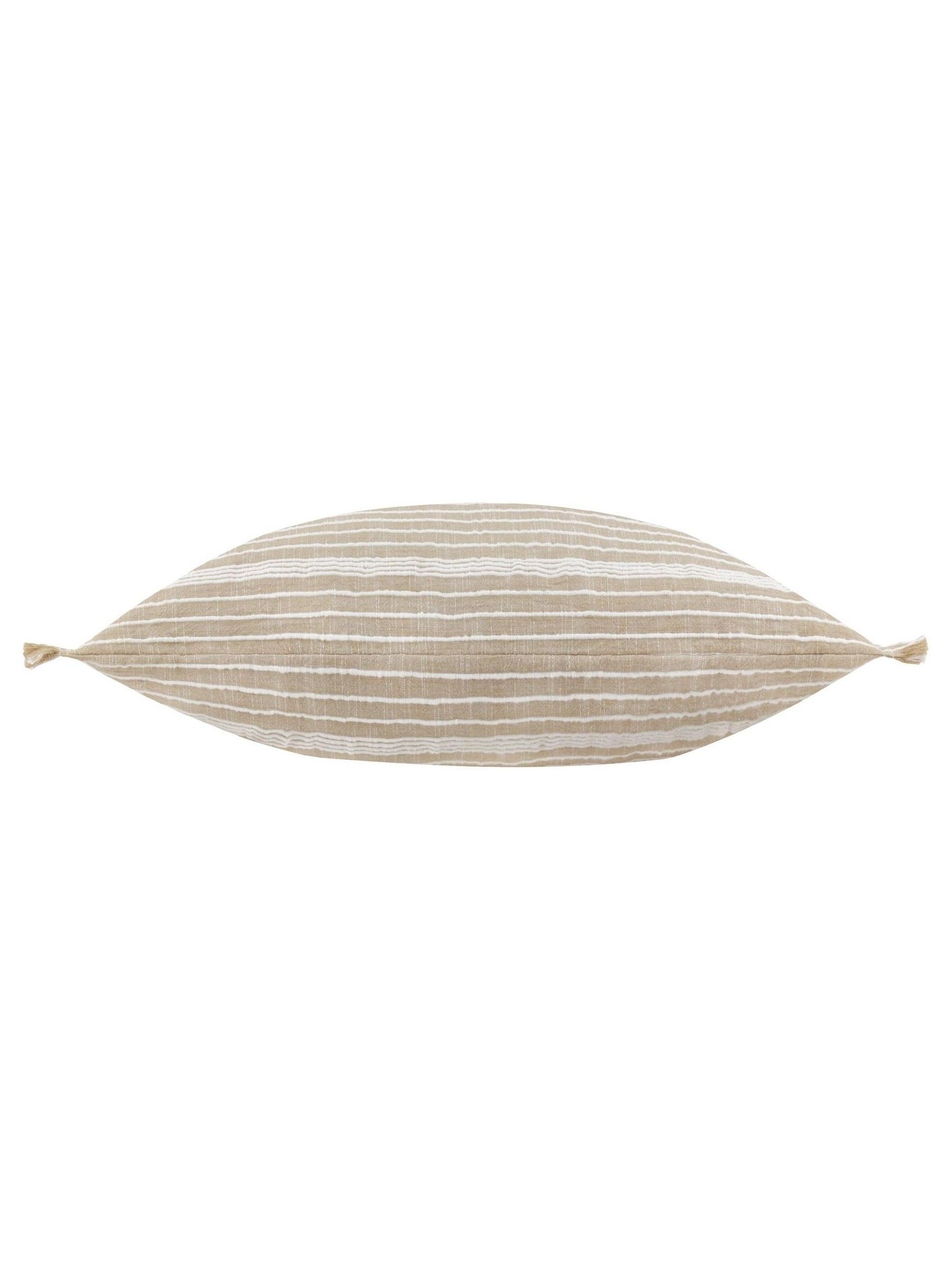 Yard Natural Tide Textured Stripe Outdoor Cushion - Image 3 of 5
