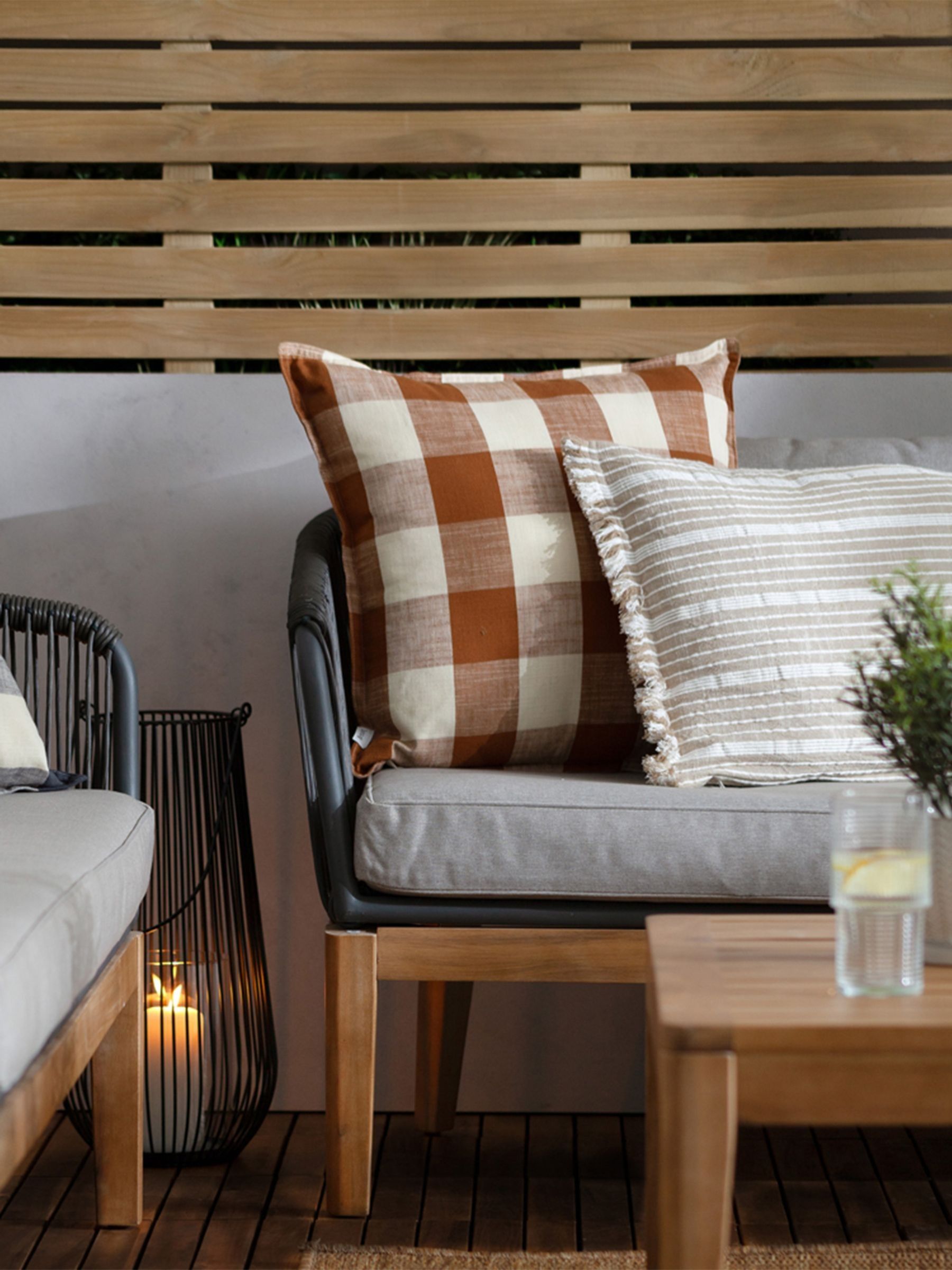 Yard Natural Tide Textured Stripe Outdoor Cushion - Image 5 of 5
