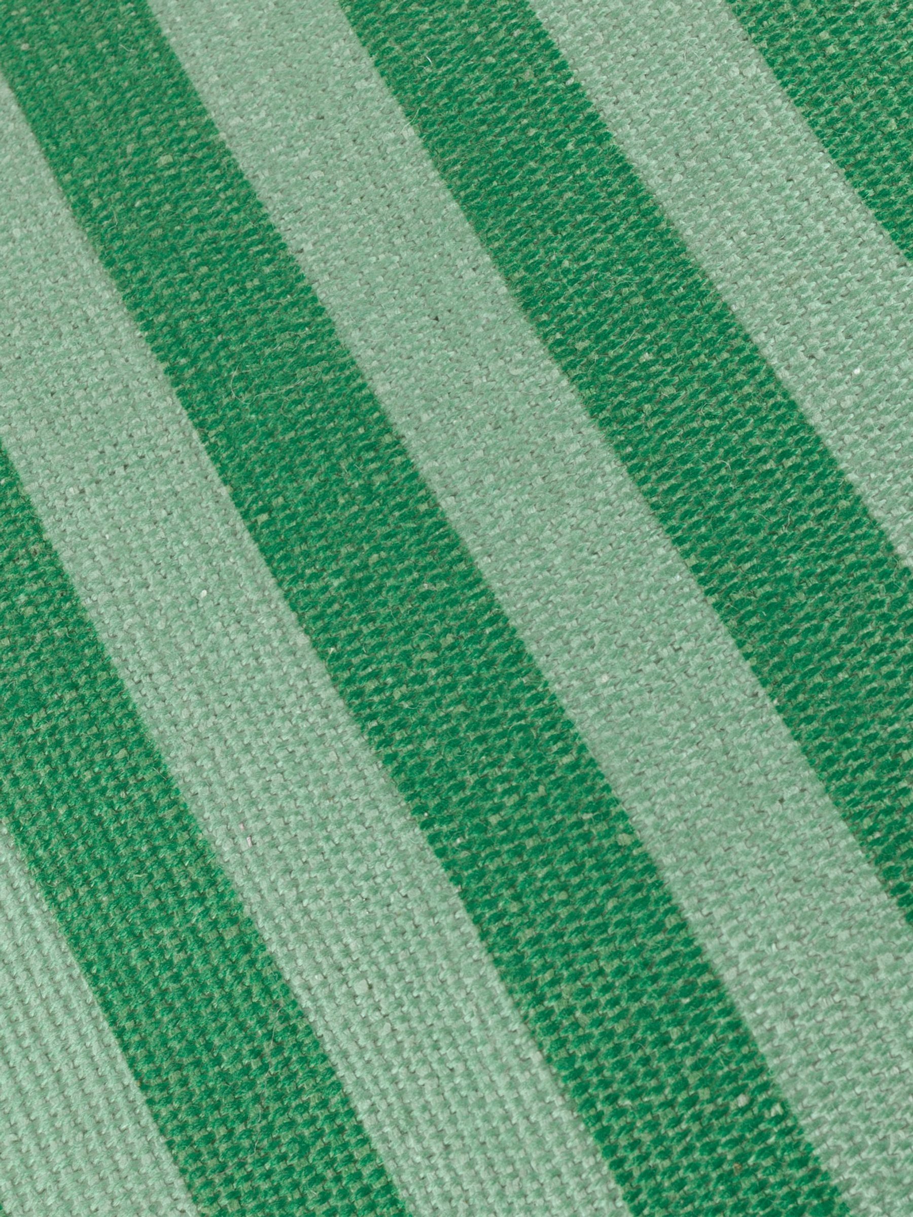 furn. Green Deck Stripe Woven Outdoor Cushion - Image 6 of 6