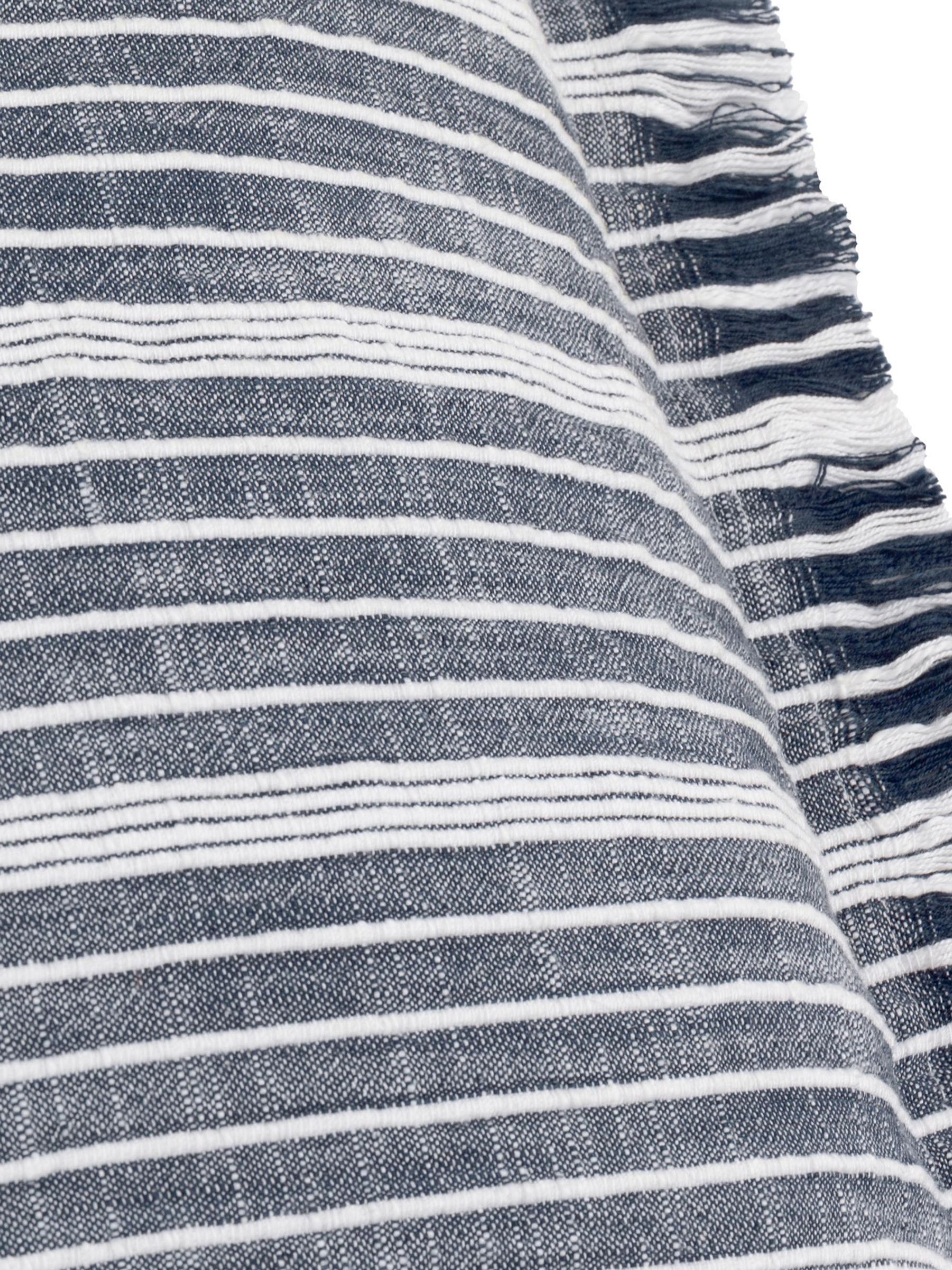 Yard Navy Tide Textured Stripe Outdoor Cushion - Image 5 of 5