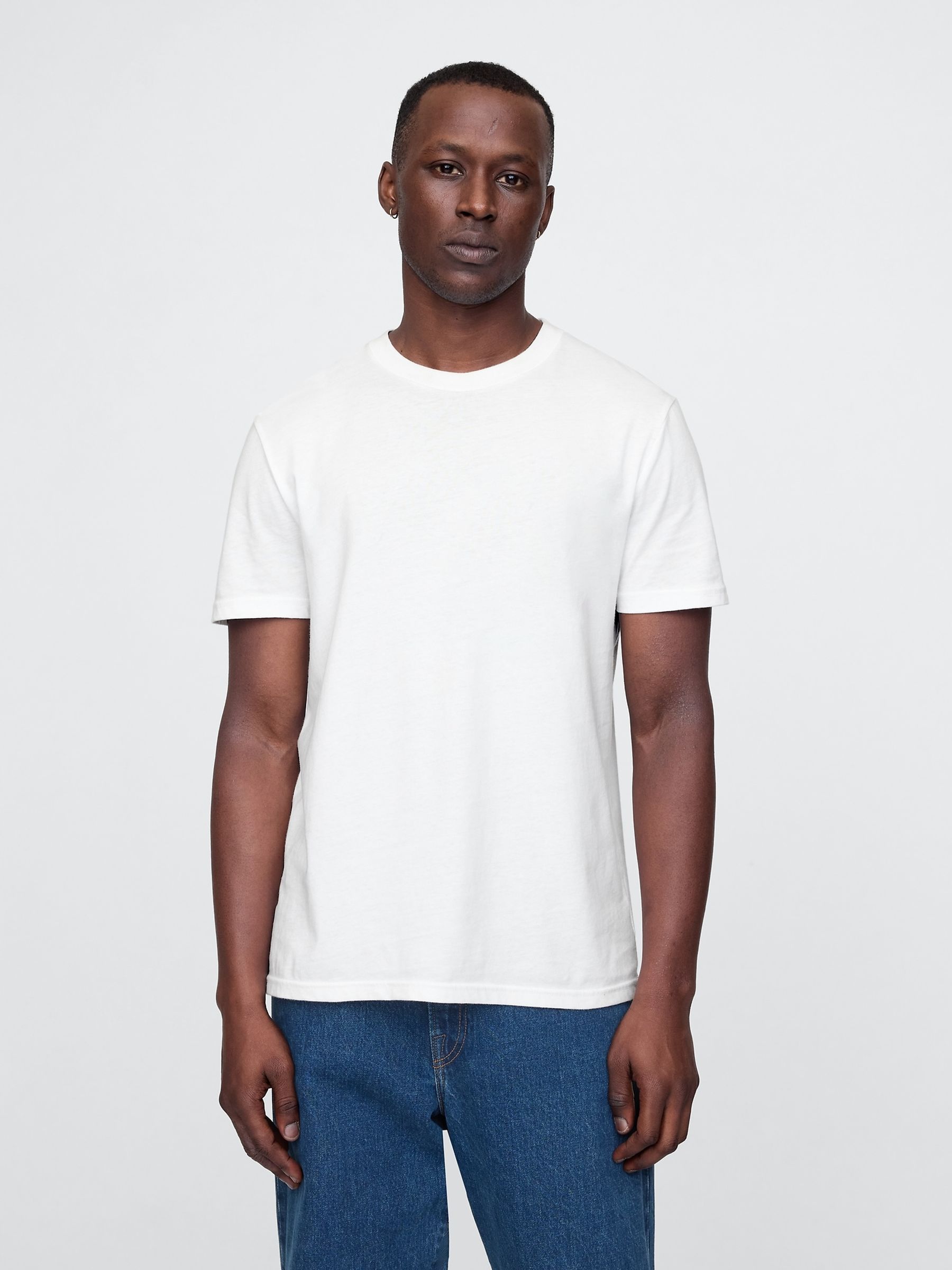 White Original Short Sleeve Crew Neck T-Shirt - Image 1 of 5