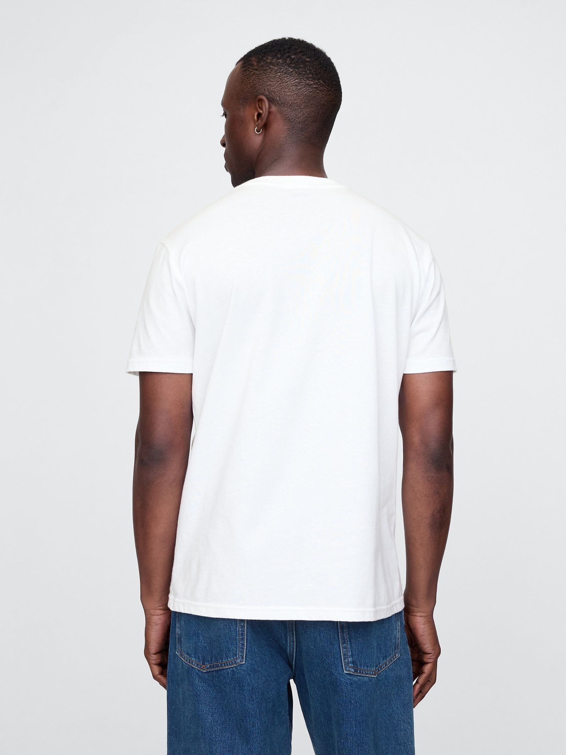 White Original Short Sleeve Crew Neck T-Shirt - Image 2 of 5