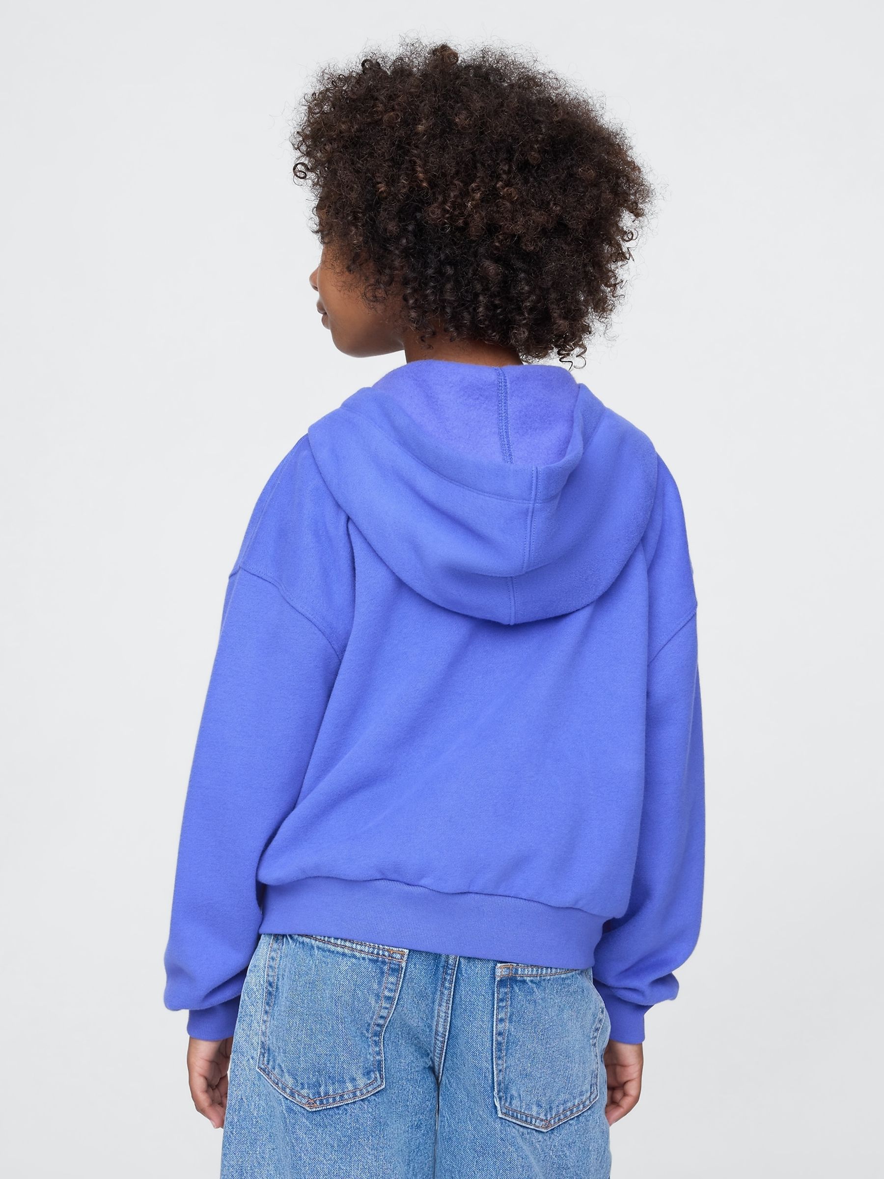 Blue Vintage Soft Logo Zip Hoodie (4-13yrs) - Image 2 of 5