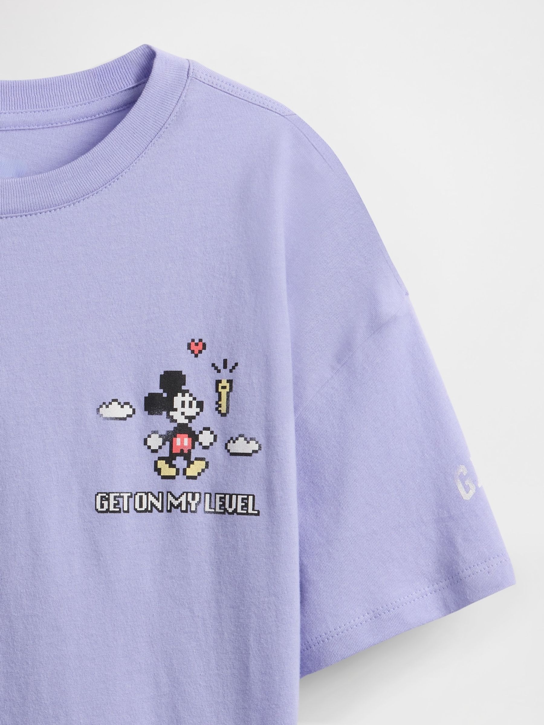 Purple Mickey Mouse Disney Oversized Graphic T-Shirt (4-13yrs) - Image 2 of 2