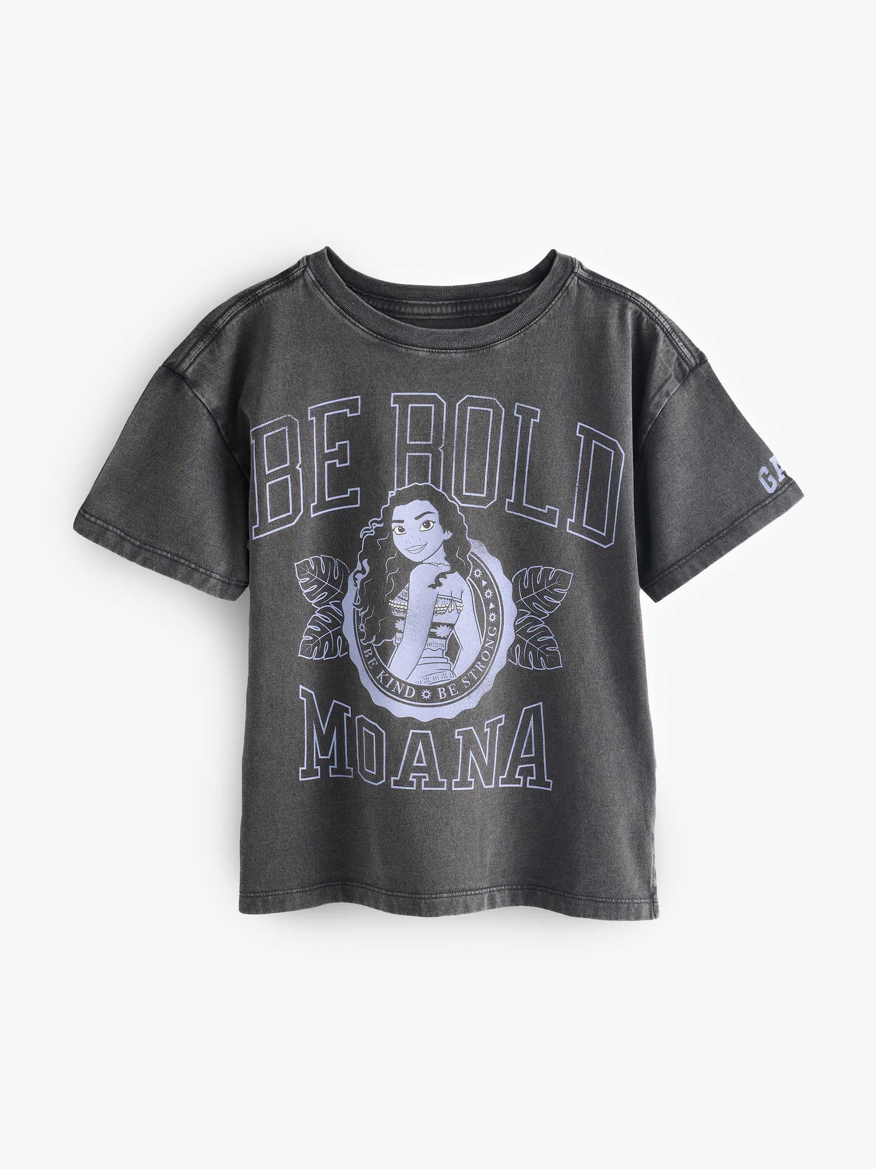 Black Moana Disney Oversized Graphic T-Shirt (4-13yrs) - Image 3 of 6