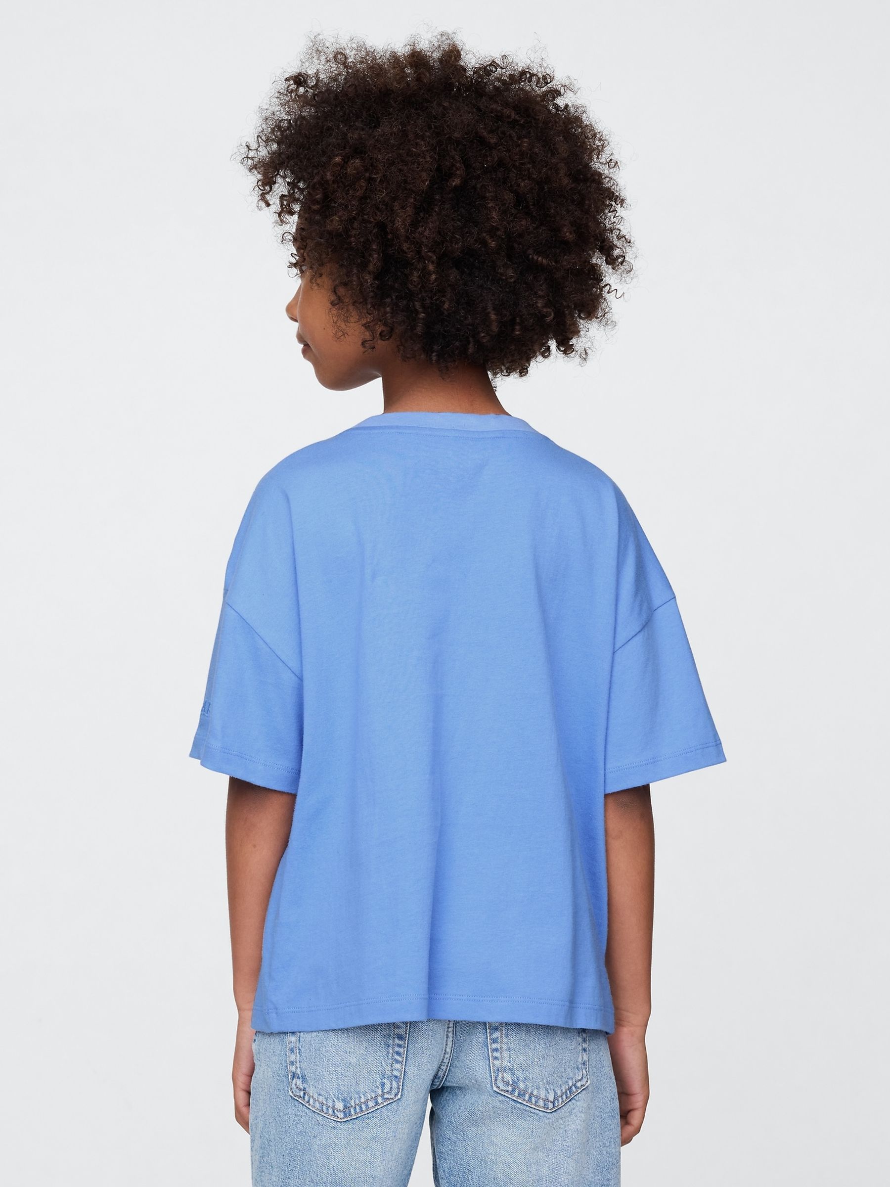 Blue Minnie Mouse Disney Oversized Graphic T-Shirt (4-13yrs) - Image 2 of 4