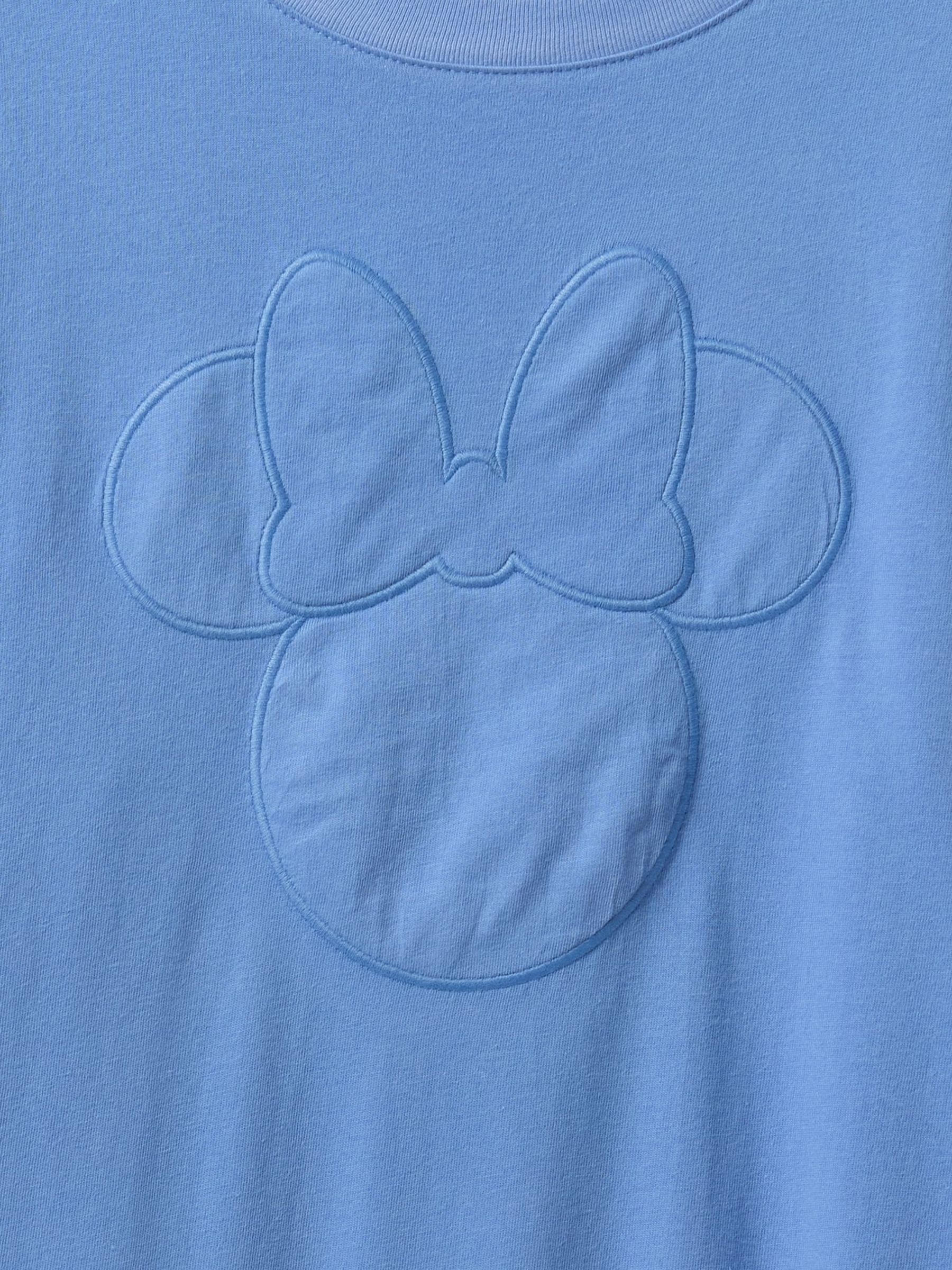 Blue Minnie Mouse Disney Oversized Graphic T-Shirt (4-13yrs) - Image 4 of 4